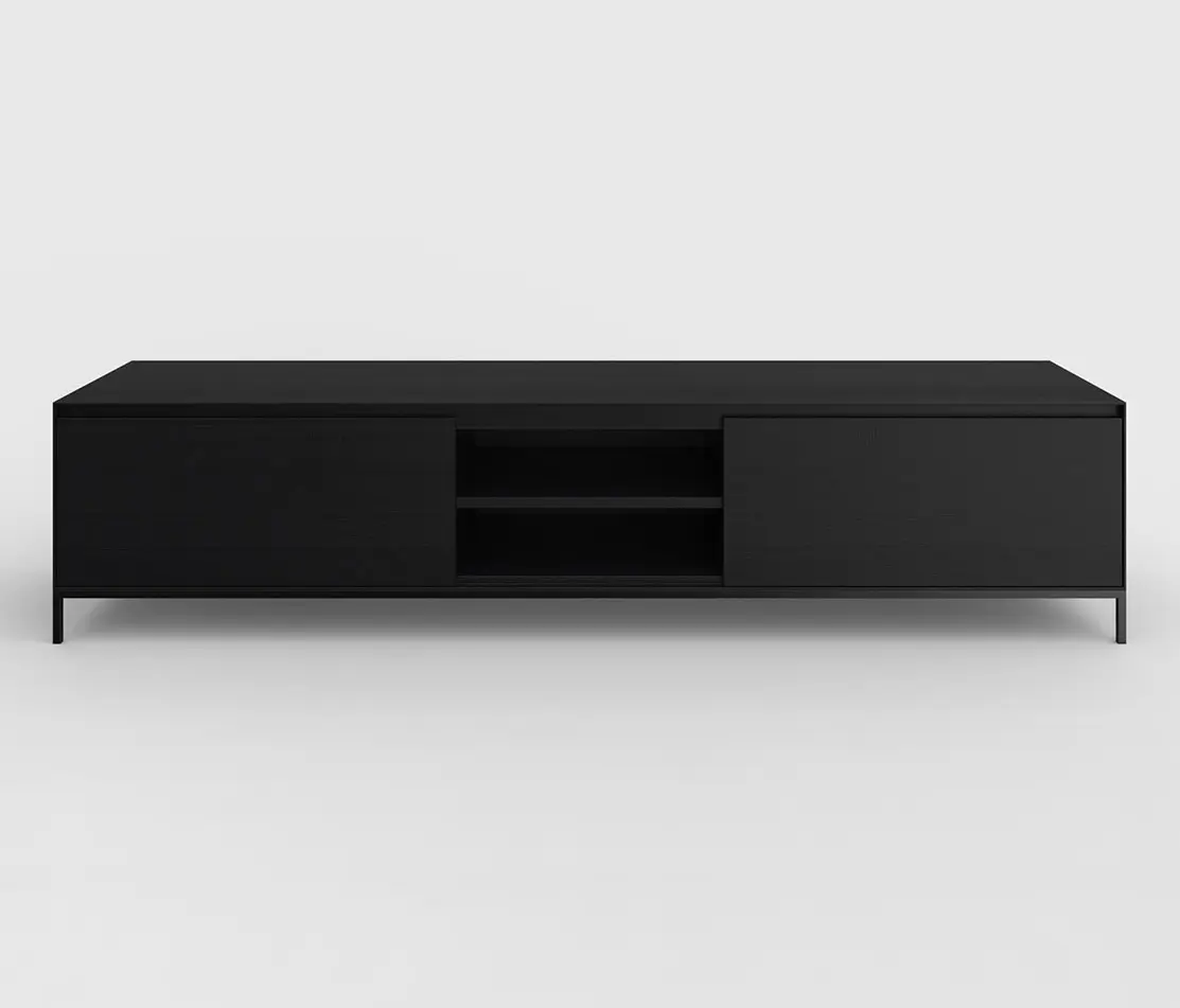 Kluskens Meubelcreaties - Yale TV sideboard Oak Black