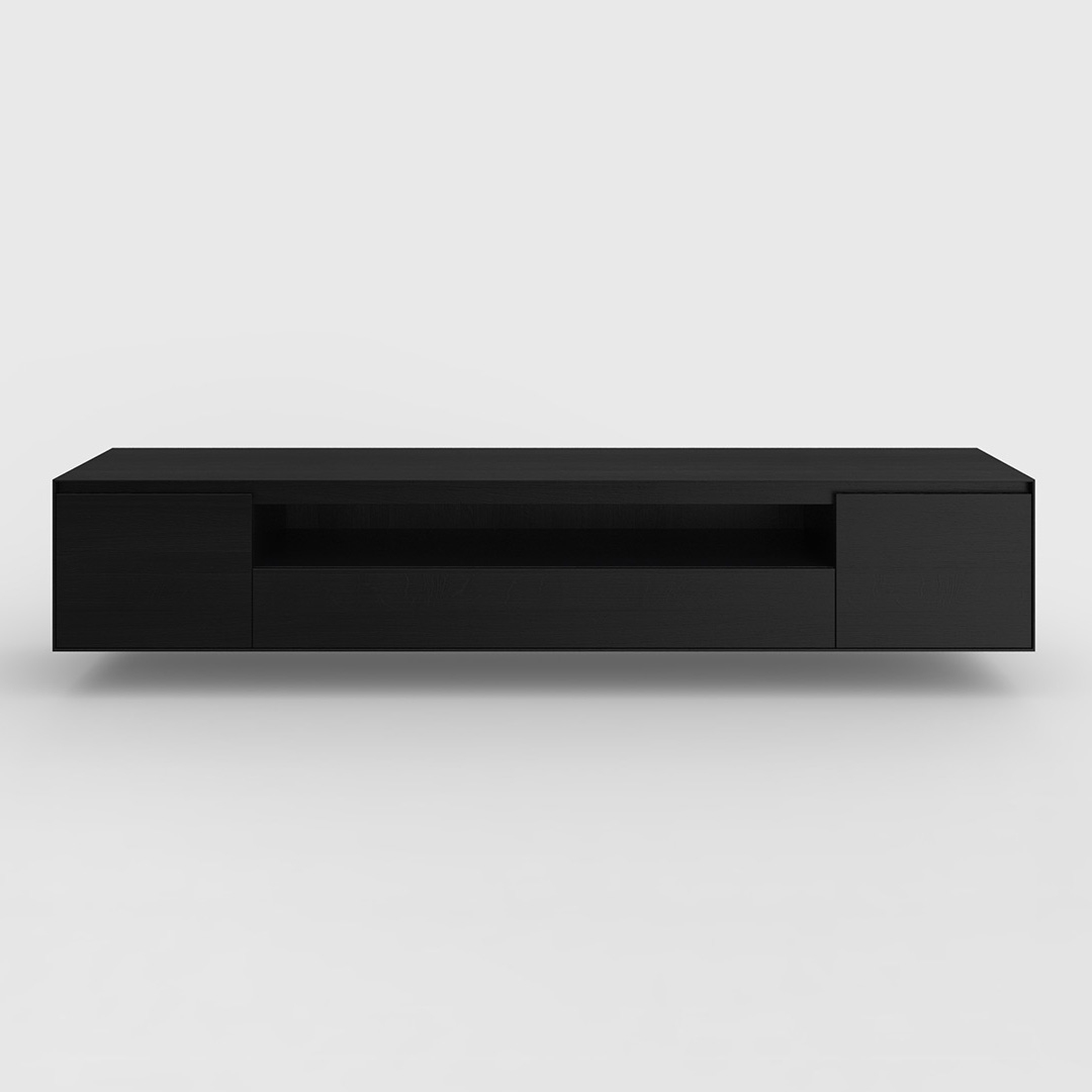 Mostra il prodotto Yale TV sideboard Oak Black del produttore Kluskens Meubelcreaties