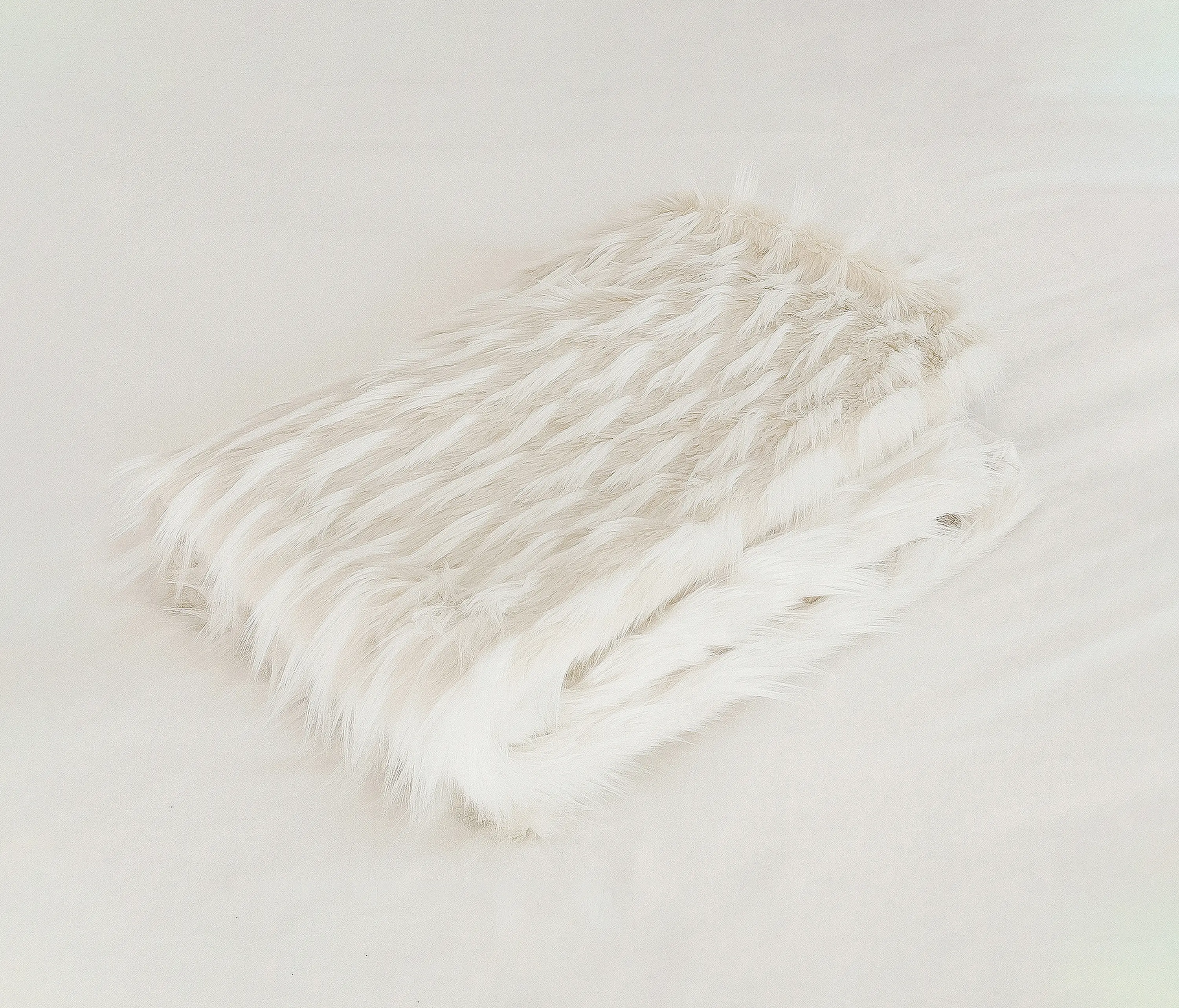 MX HOME - Cuscini e plaid | Coperta in pelliccia sintetica bianca