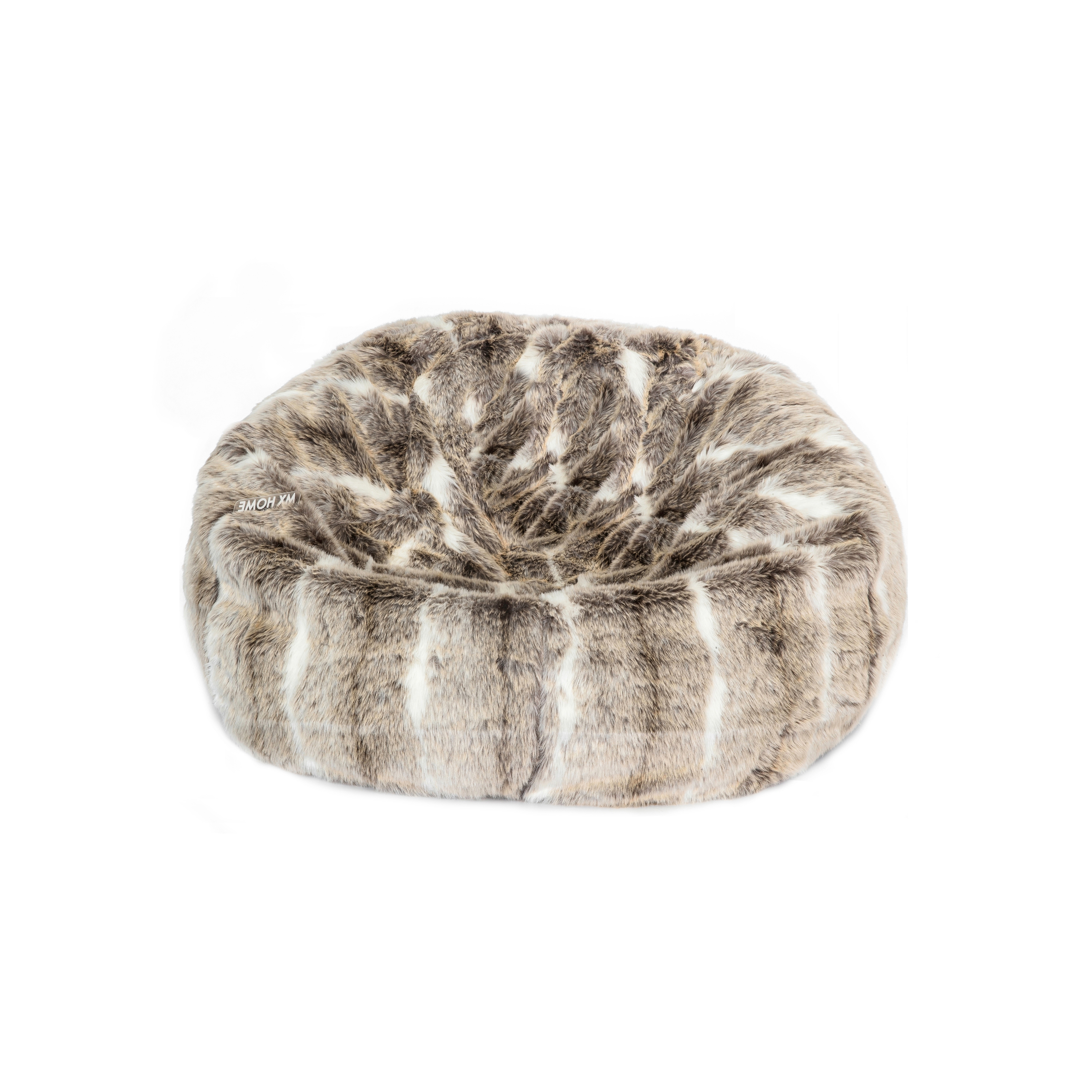 XL Beanbag | Faux fur beanbag - Beige