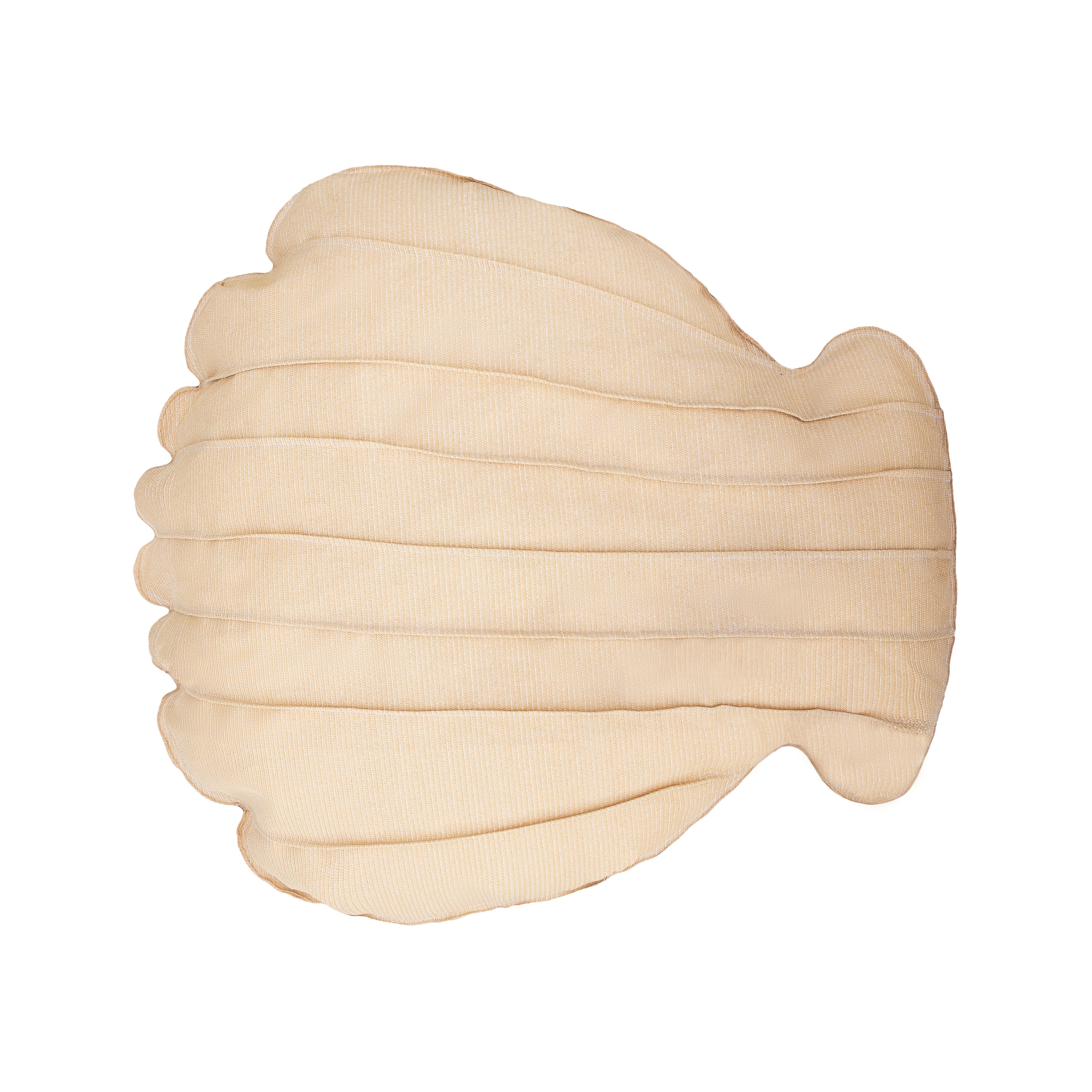 Pouf e cuscini xl | Sgabello conchiglia galleggiante effetto rafia per esterni