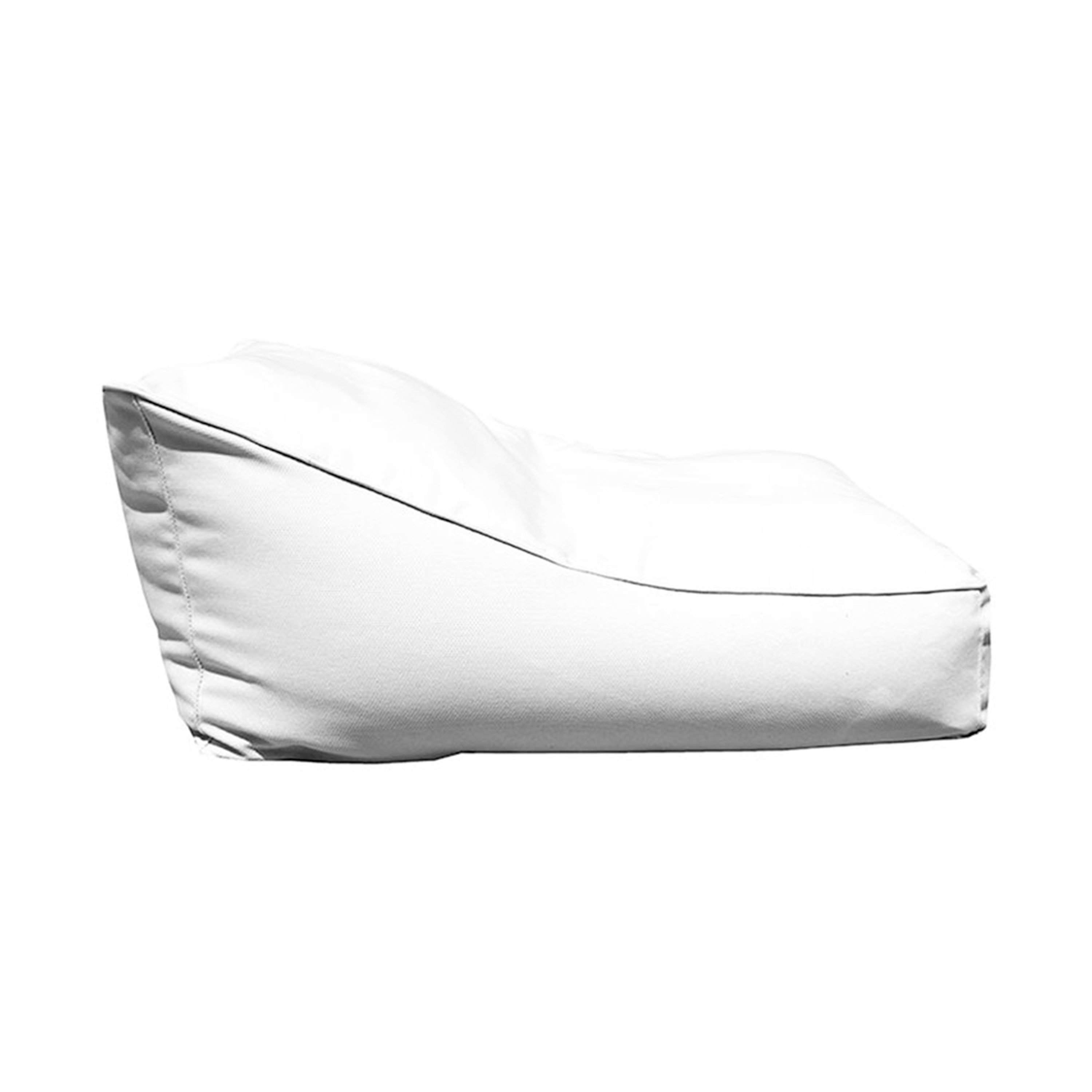 XL poufs and cushions | Floating sun lounger - White - Outdoor