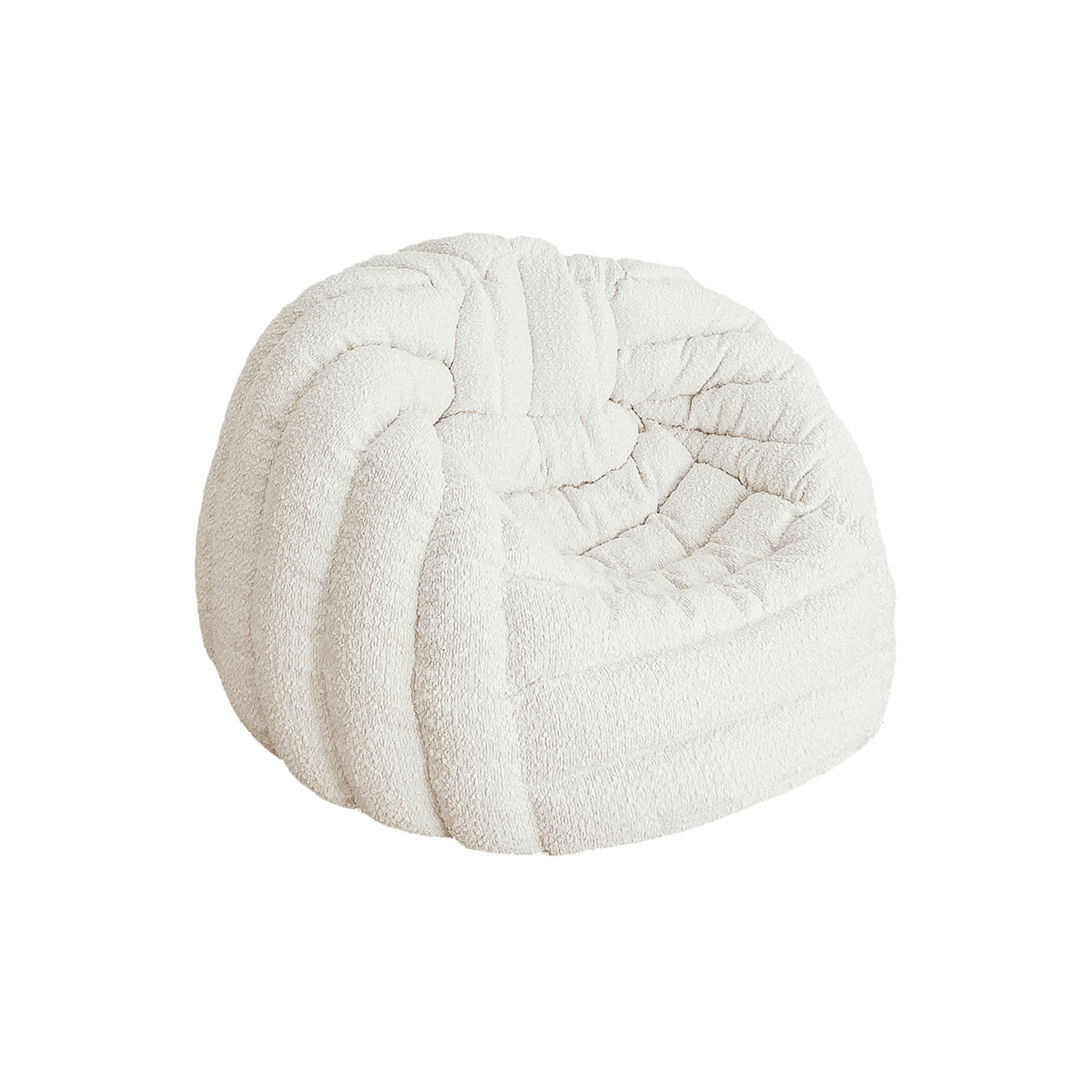 XL Beanbag | Igloo beanbag in curly wool