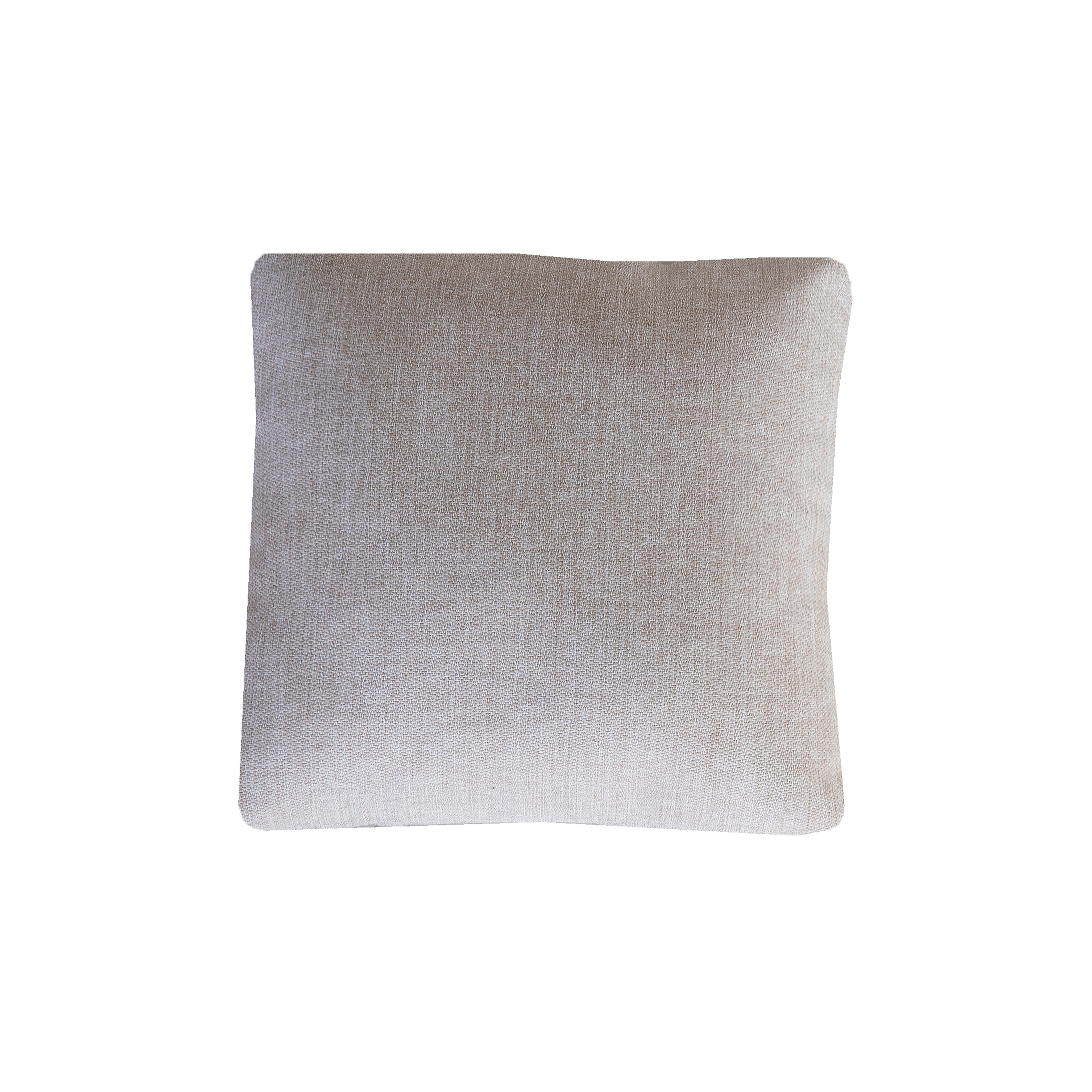 Pouf e cuscini xl | Cuscino in Effetto lino taupe - Esterno