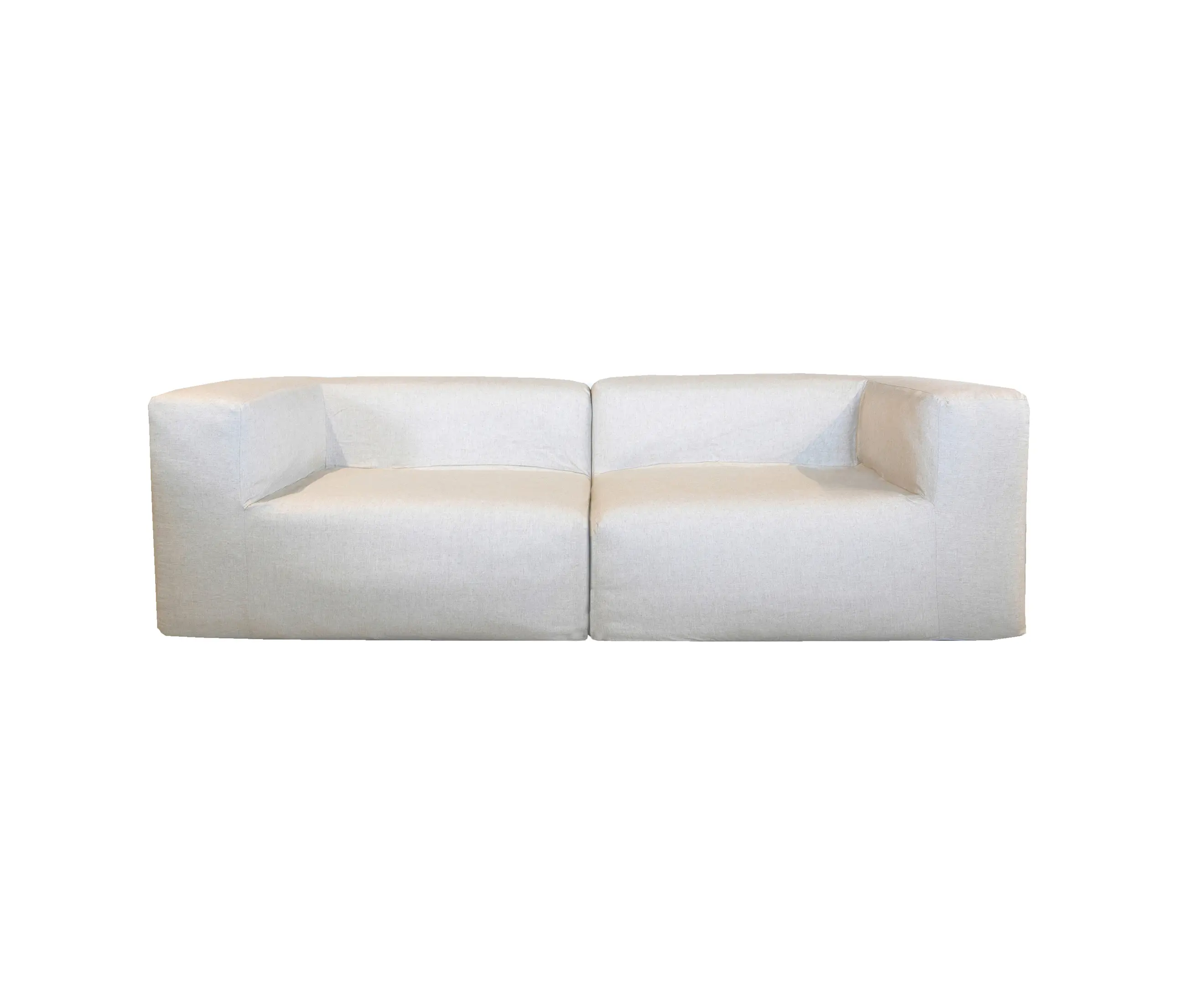 MX HOME - Innensofas | Indoor-Sofa modular abnehmbar 3 Sitzer, leinen