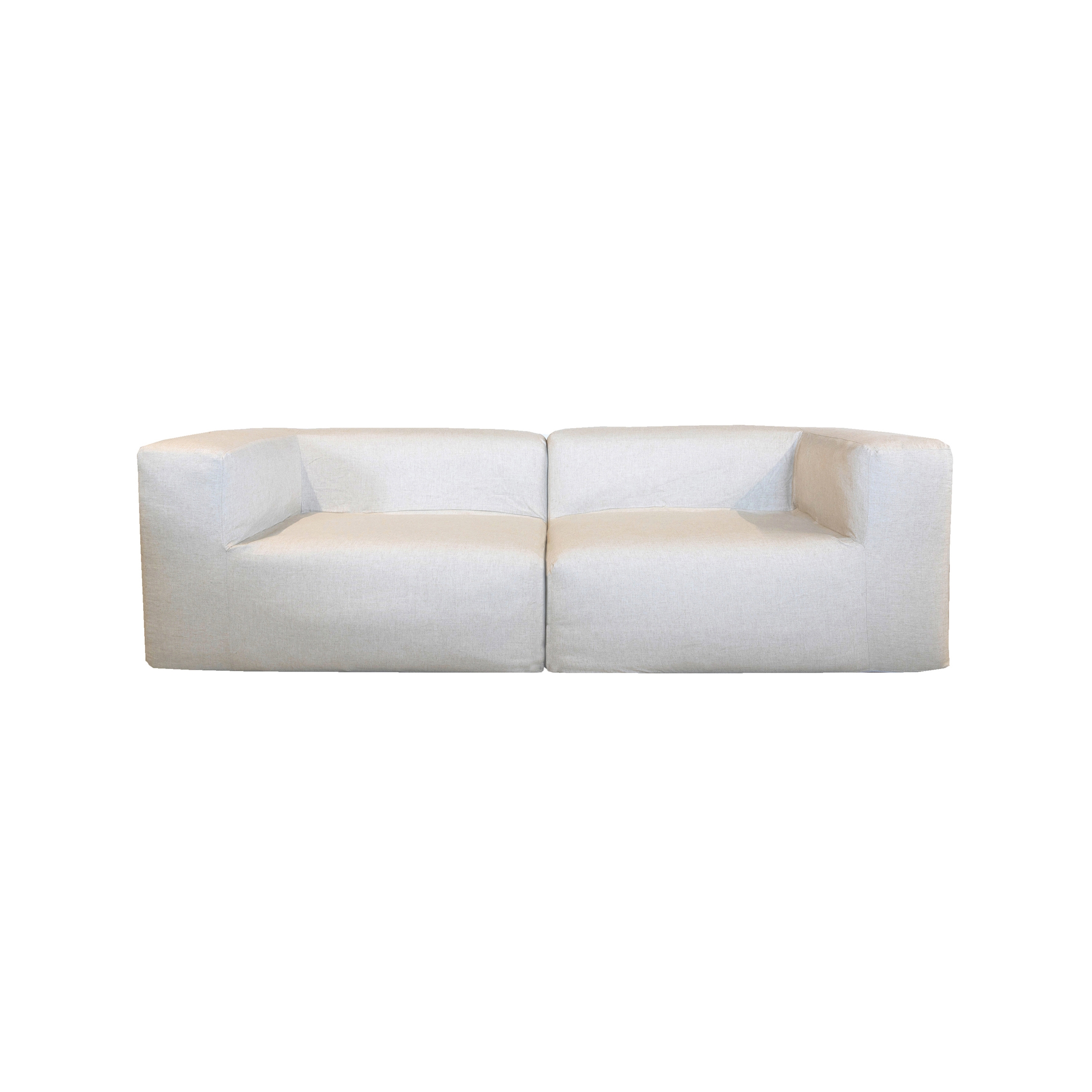 Display product Interior sofas | Modular sofa - Removable cover 3 seater - Linen from manufacturer MX HOME