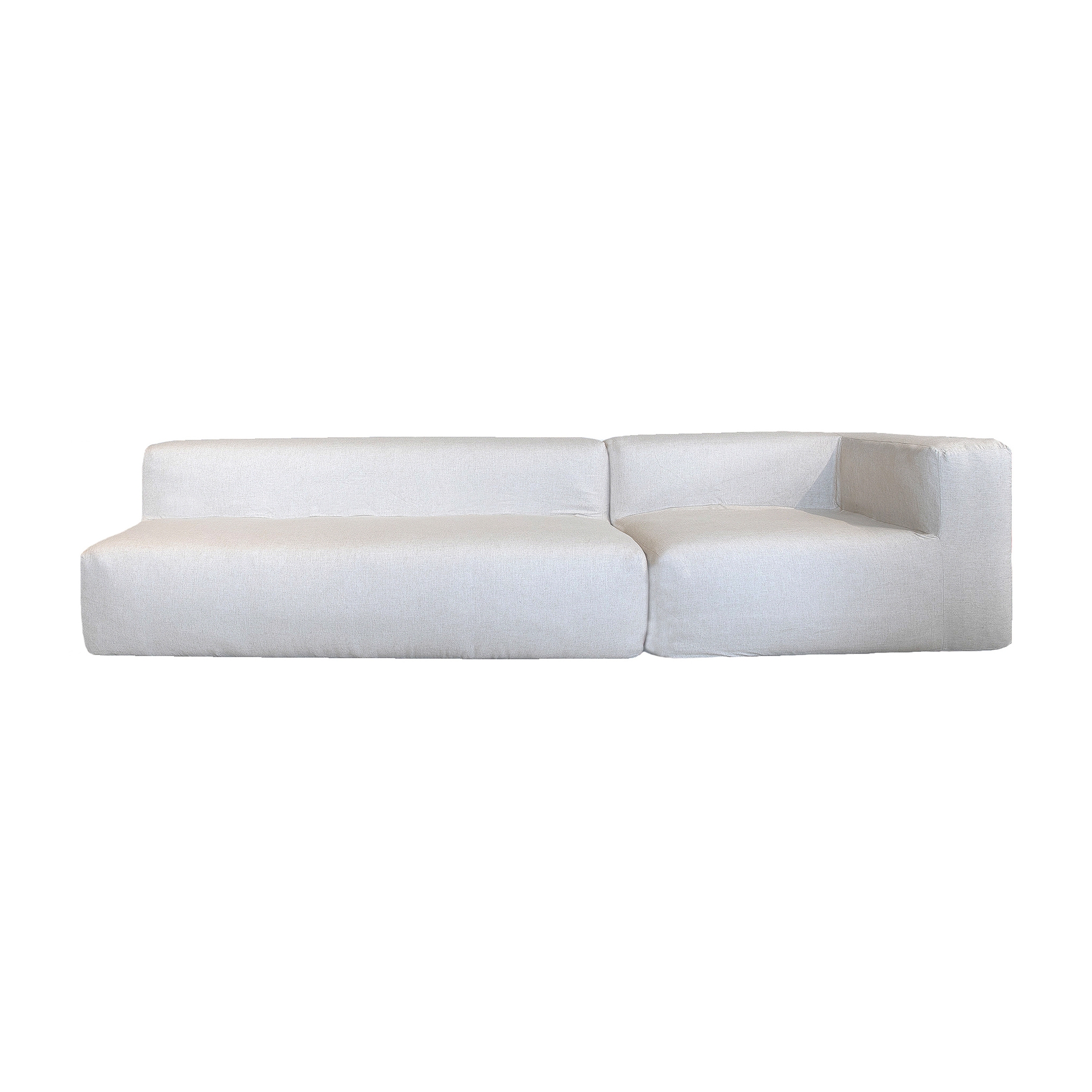 Display product Interior sofas | Modular sofa - Removable cover 4/5 seater - Linen from manufacturer MX HOME