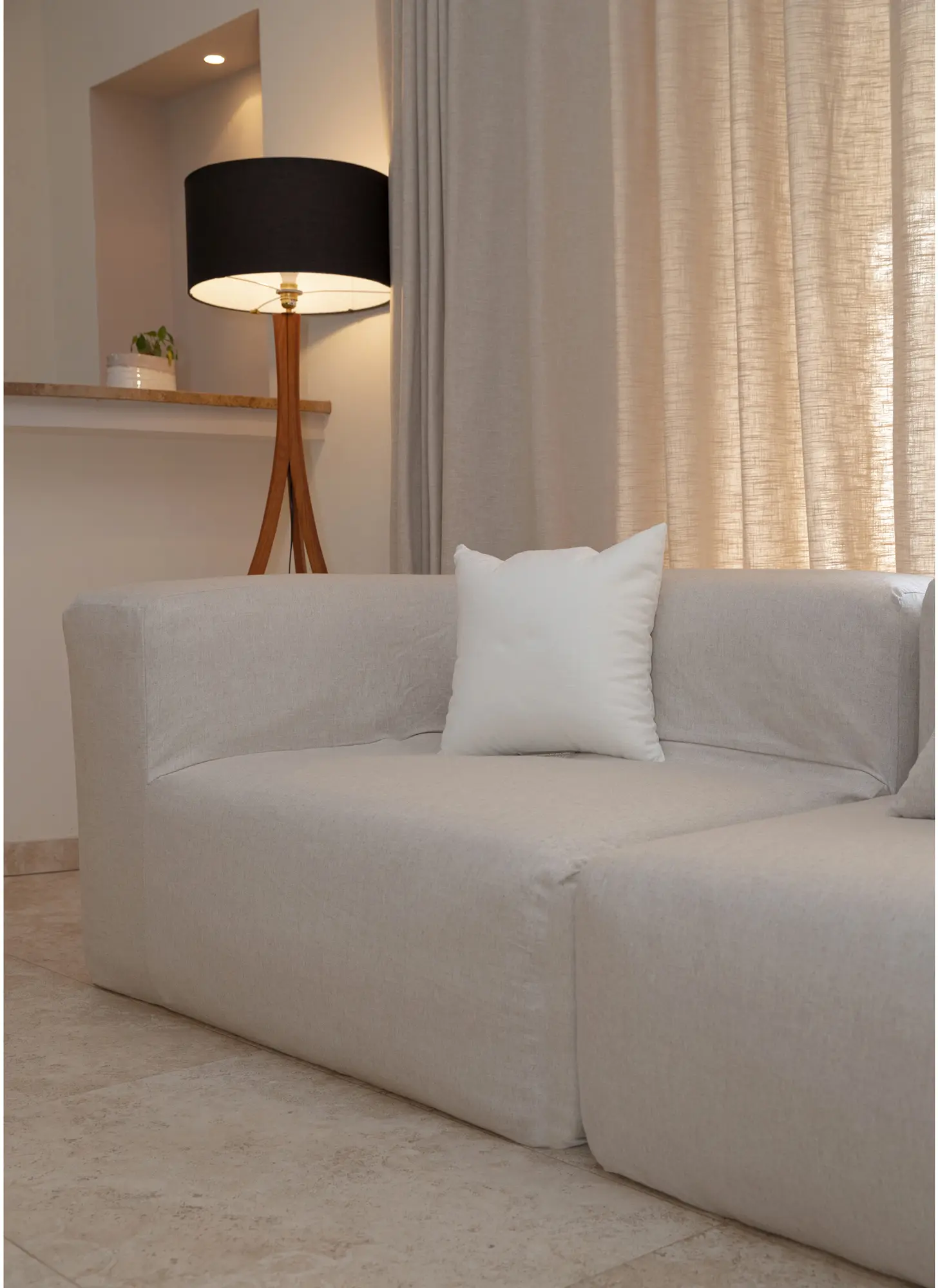 MX HOME - Interior sofas | Modular sofa - Removable cover 4/5 seater - Linen