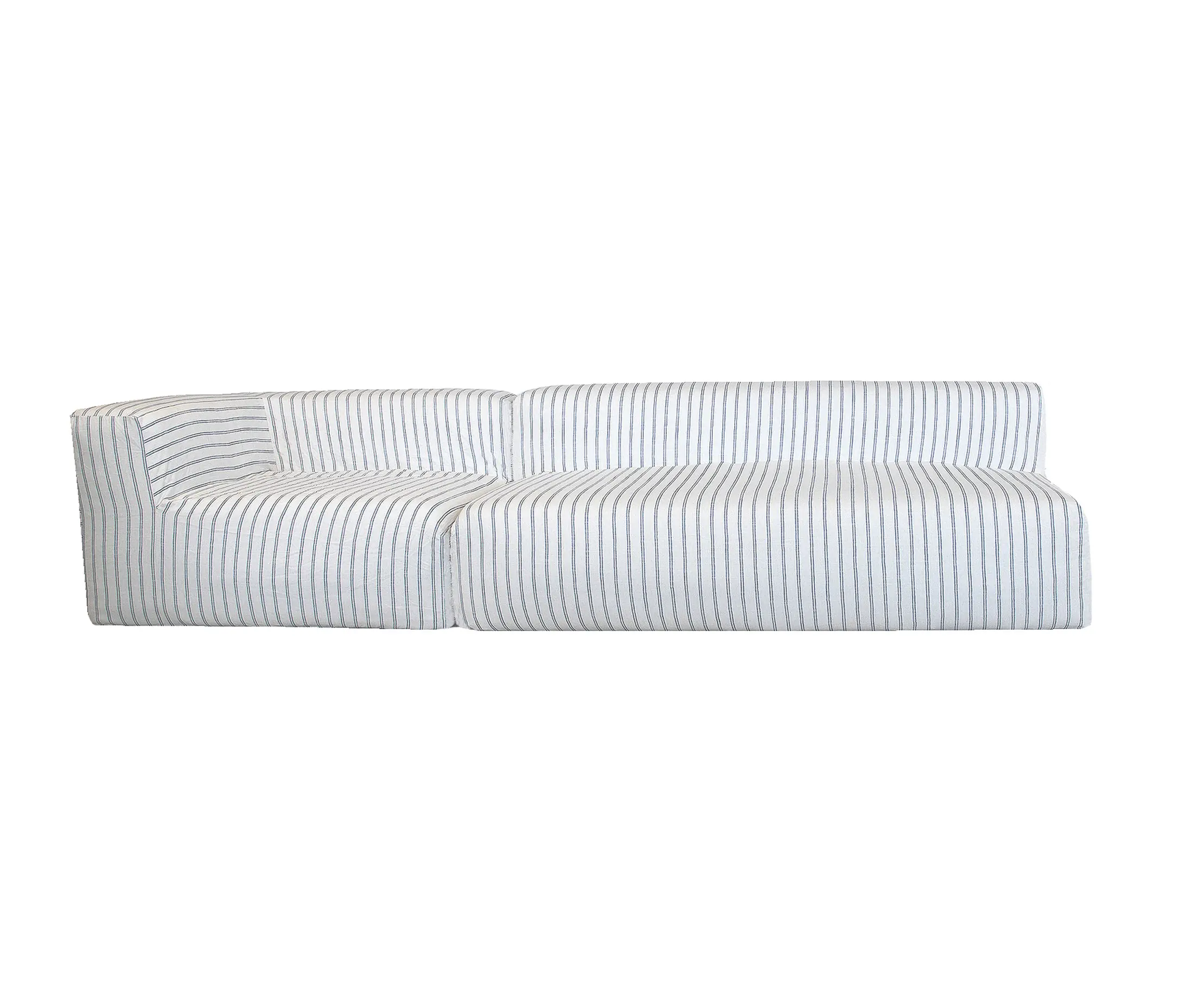 MX HOME - Divani interni | Divano modulare - Sfoderabile, a 4/5 posti - Lino a righe