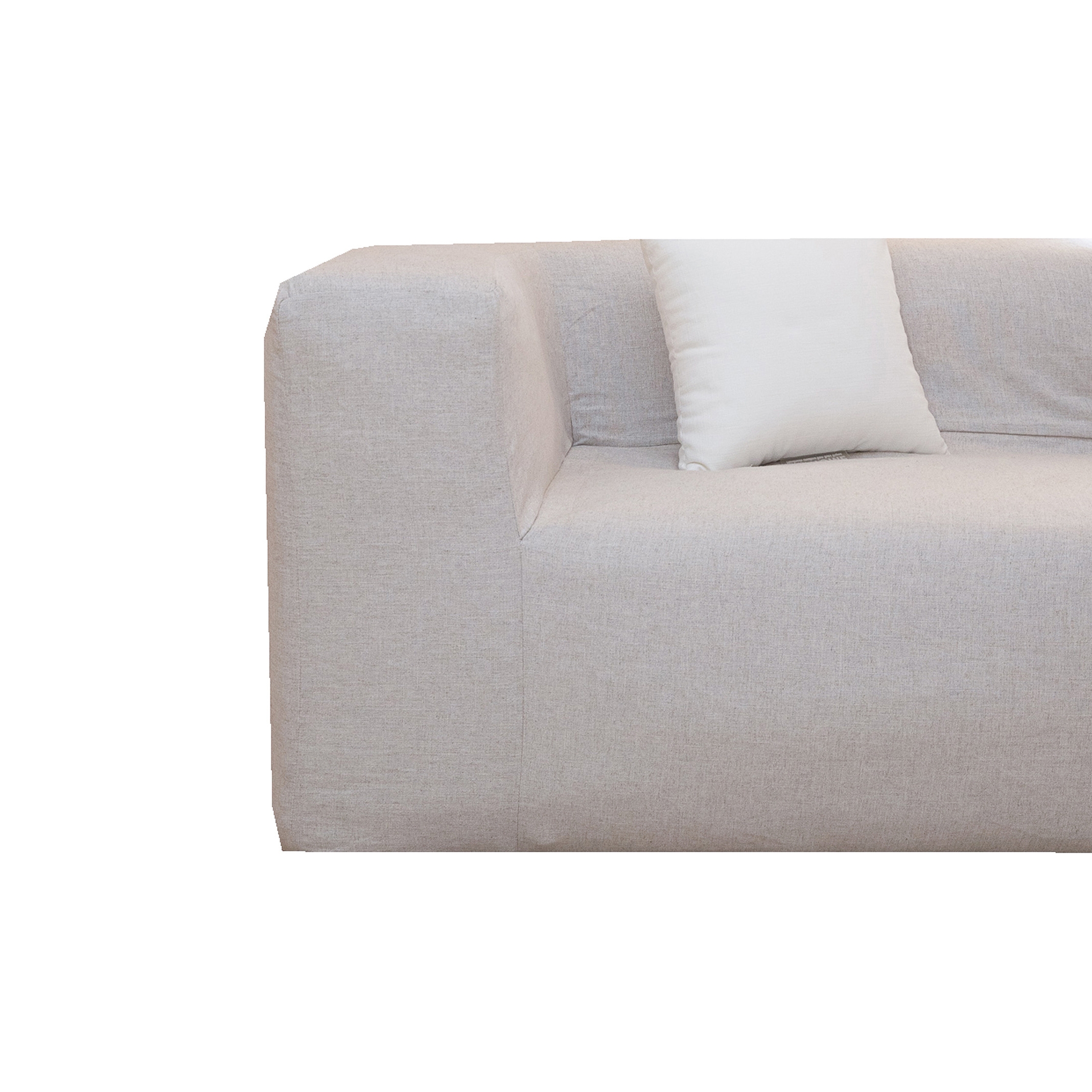 Interior sofas | Modular sofa 1 module - Removable cover - Linen
