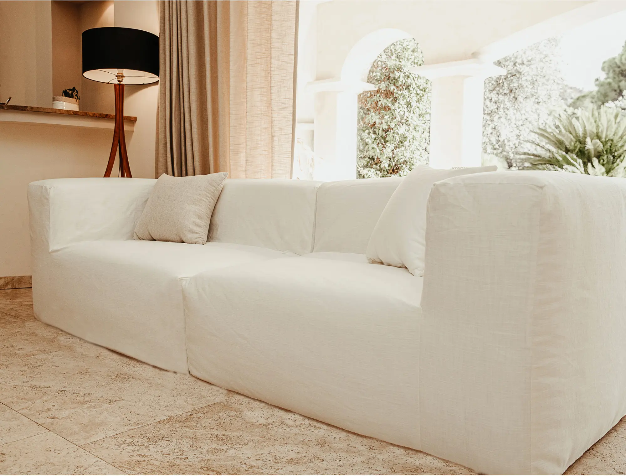 MX HOME - Innensofas | Sofamodul abnehmbar, weiß