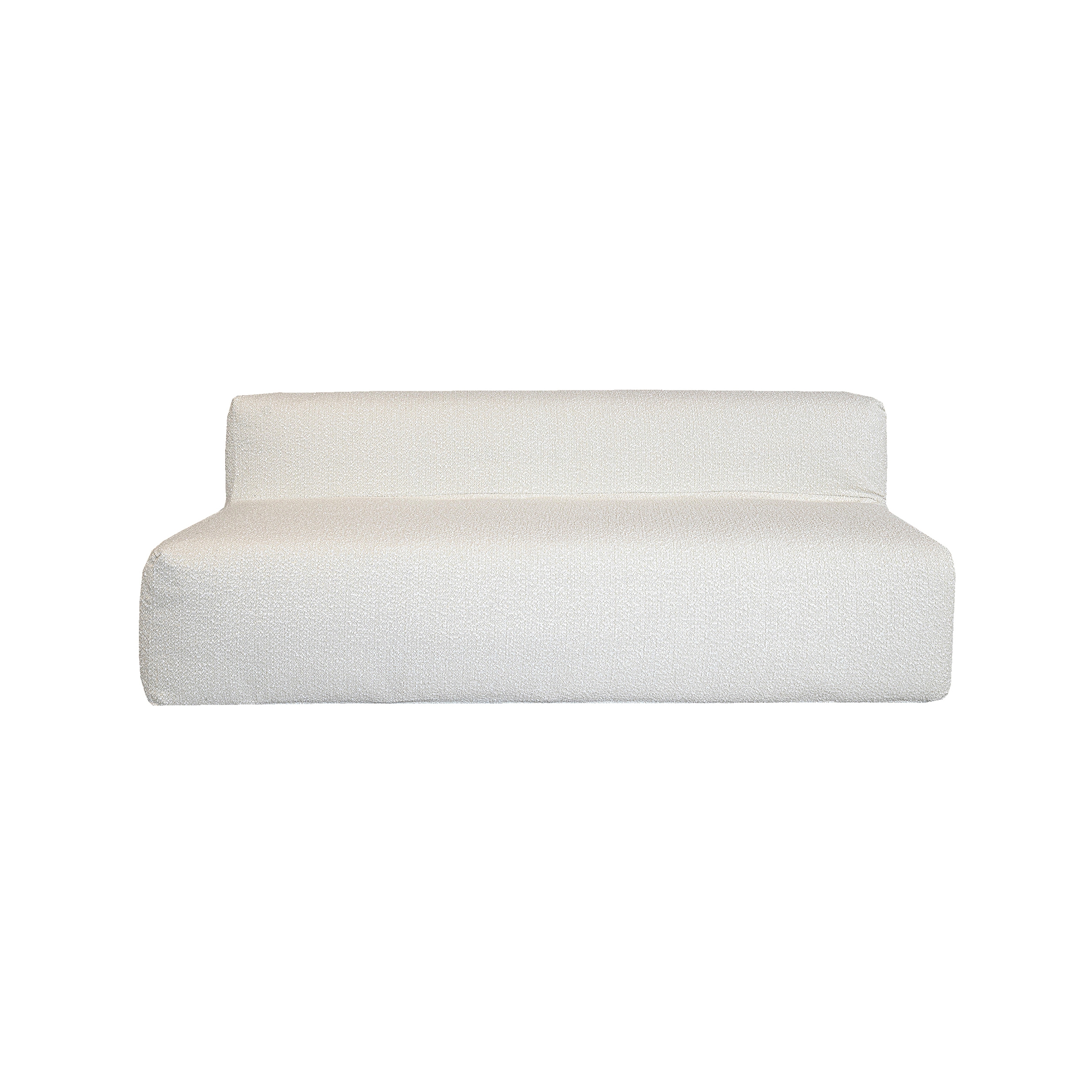 Display product Interior sofas | Modular sofa bench - Removable cover 3 seater - Curly wool from manufacturer MX HOME