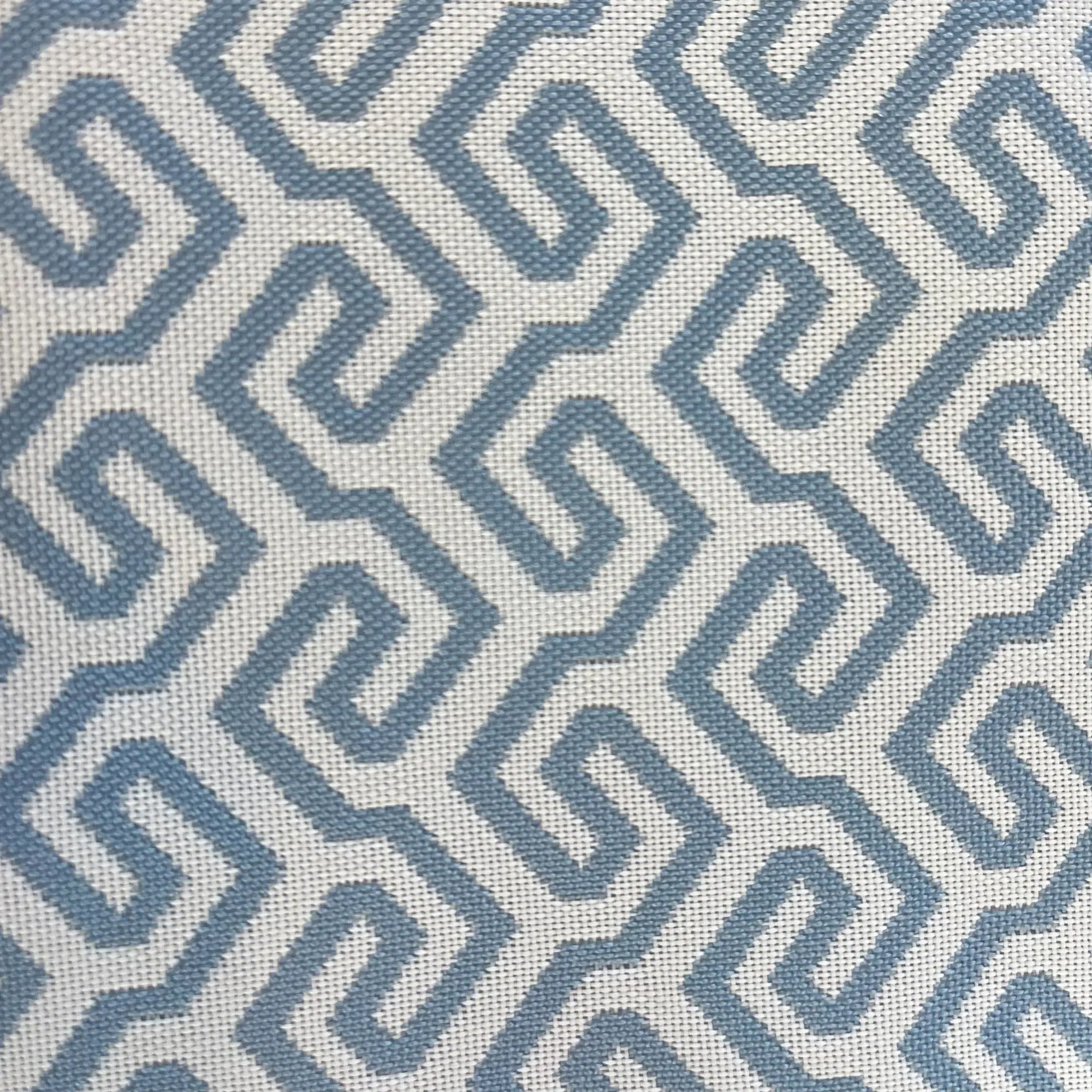 MX HOME - Lettino e materassi in schiuma | Lettino rotondo per esterni bianca Fantasia blu
