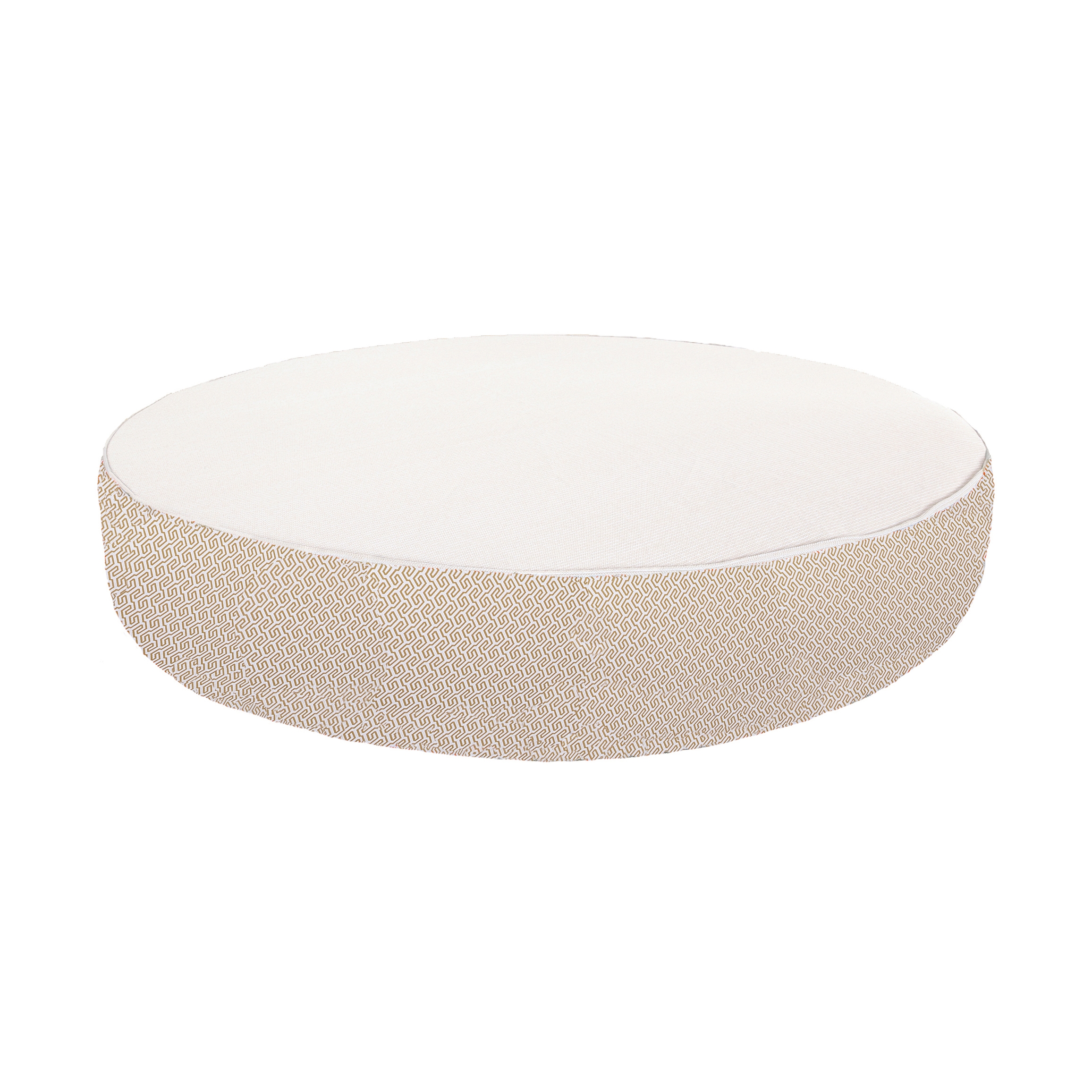 Display product Beds and foam Mattresses | Outdoor foam bed round - White beige from manufacturer MX HOME