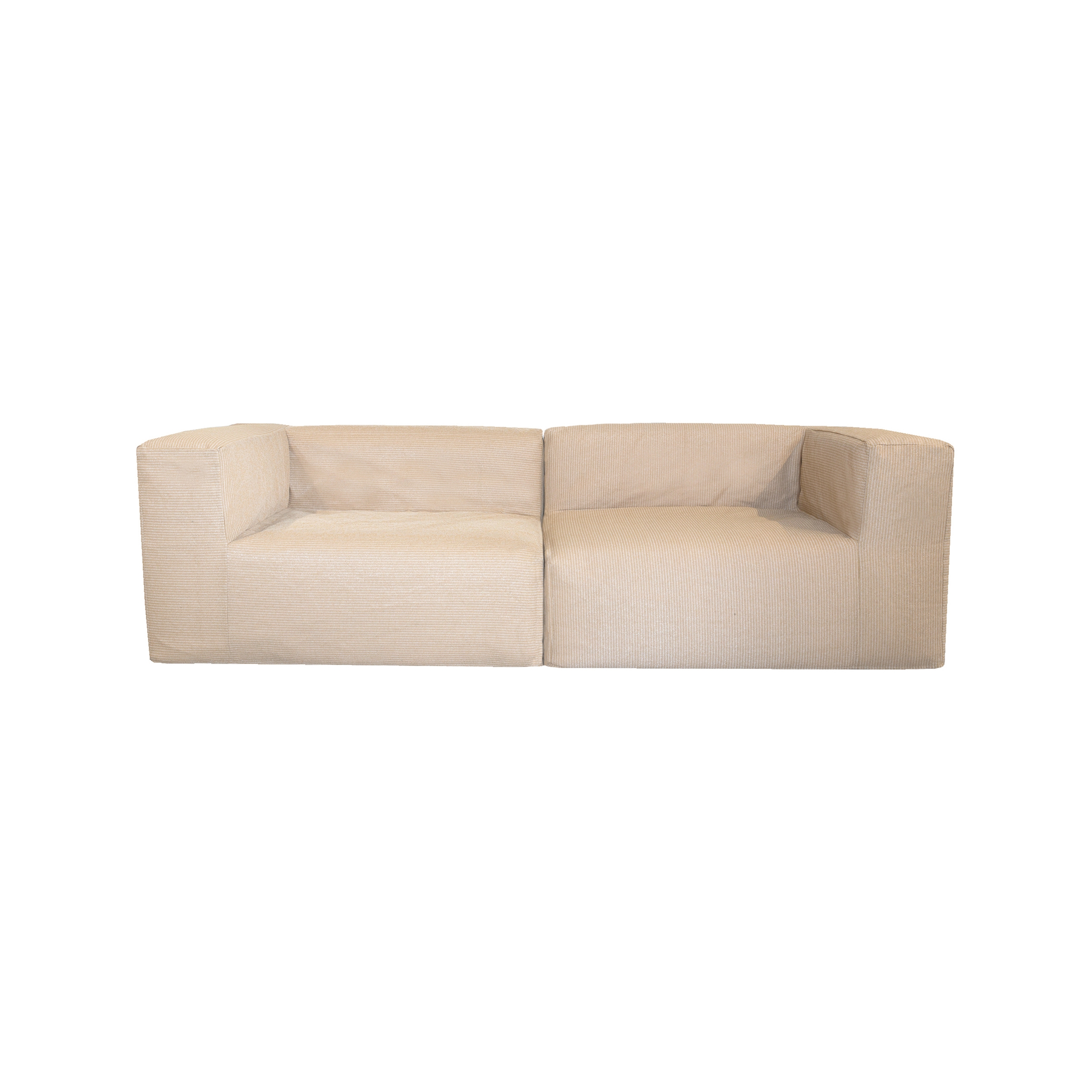 Canapés extérieur | Canapé modulable - Déhoussable 3 places- Raphia - Extérieur