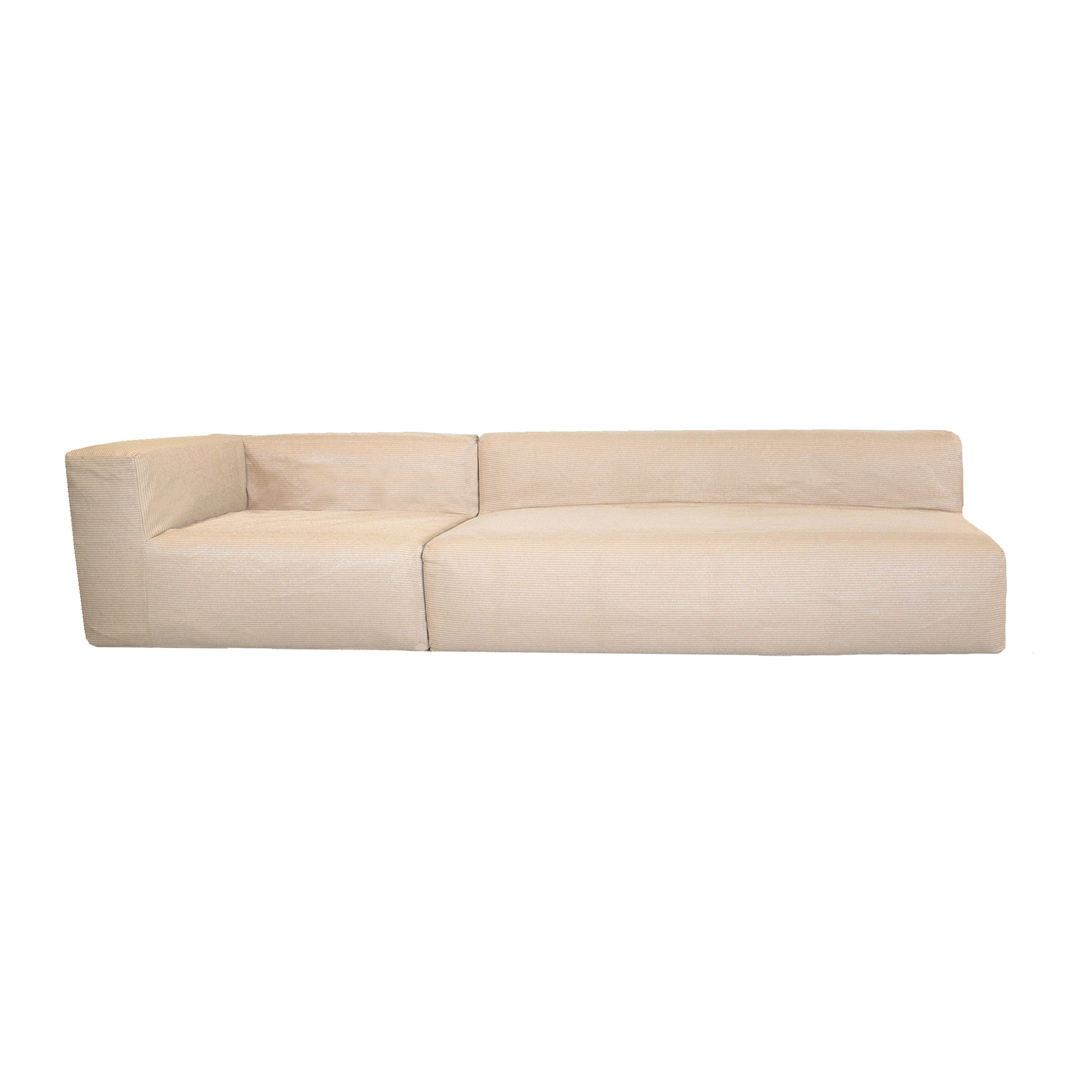 Outdoor sofas | Outdoor modular sofa - Removable cover 4/5 seater - Raffia