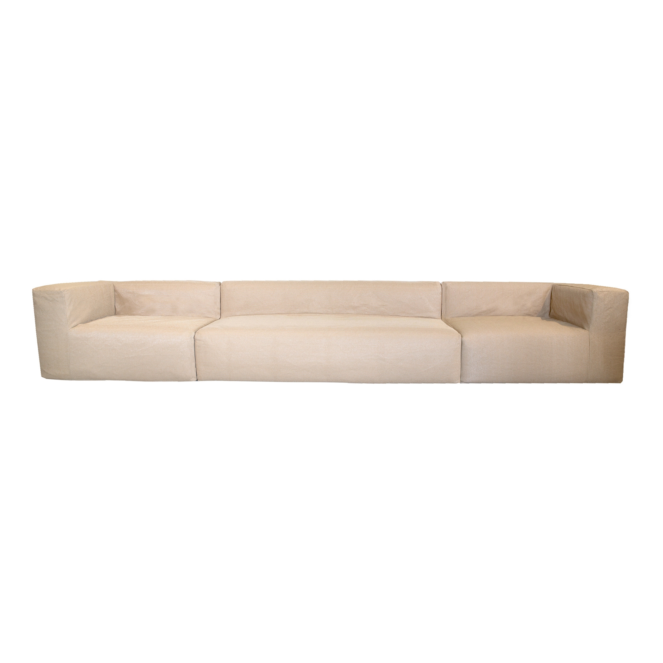 Display product Outdoor sofas | Outdoor modular sofa - Removable cover 5/6 seater - Raffia from manufacturer MX HOME