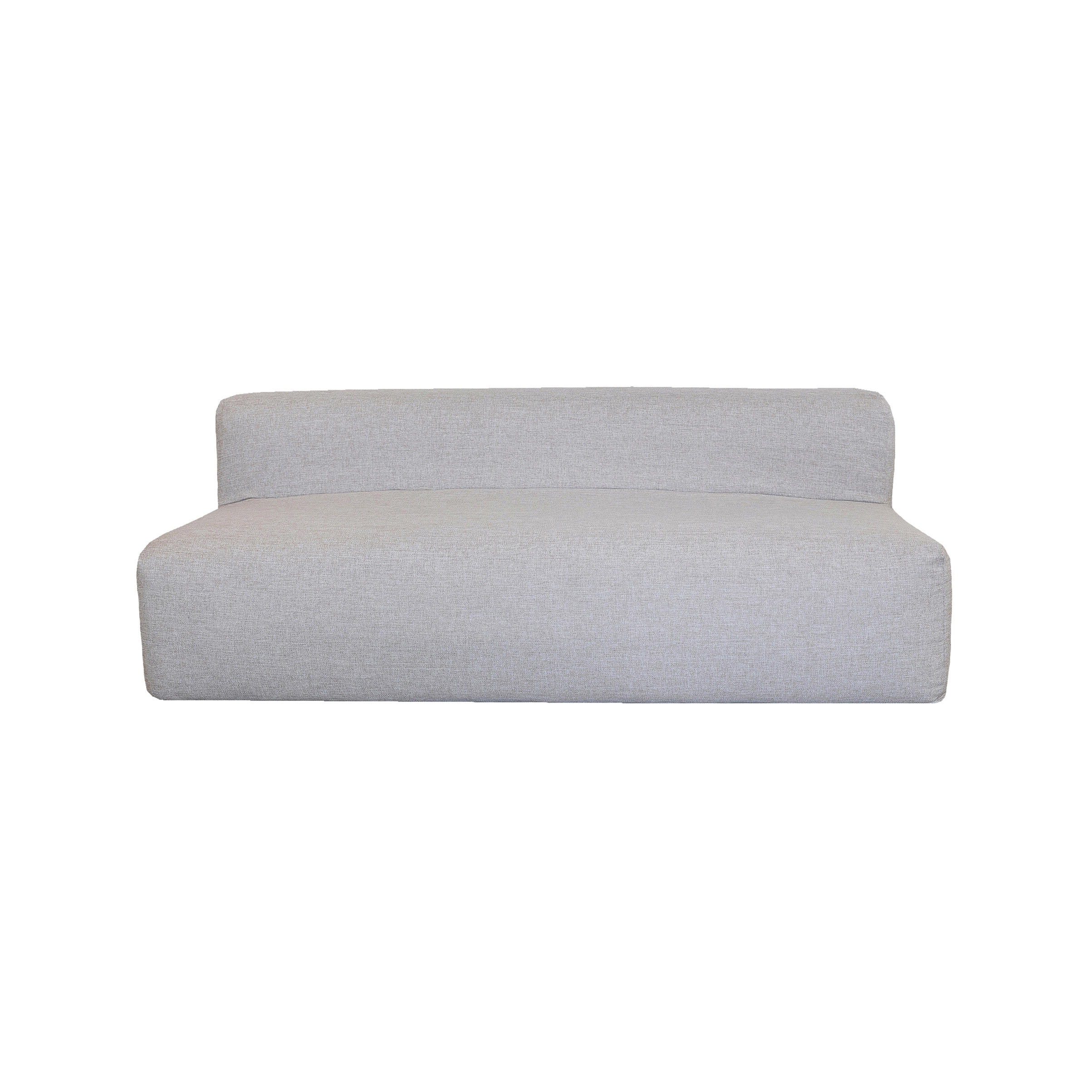 Display product Outdoor sofas | Outdoor modular sofa bench - Removable cover 3 seater - Linen from manufacturer MX HOME