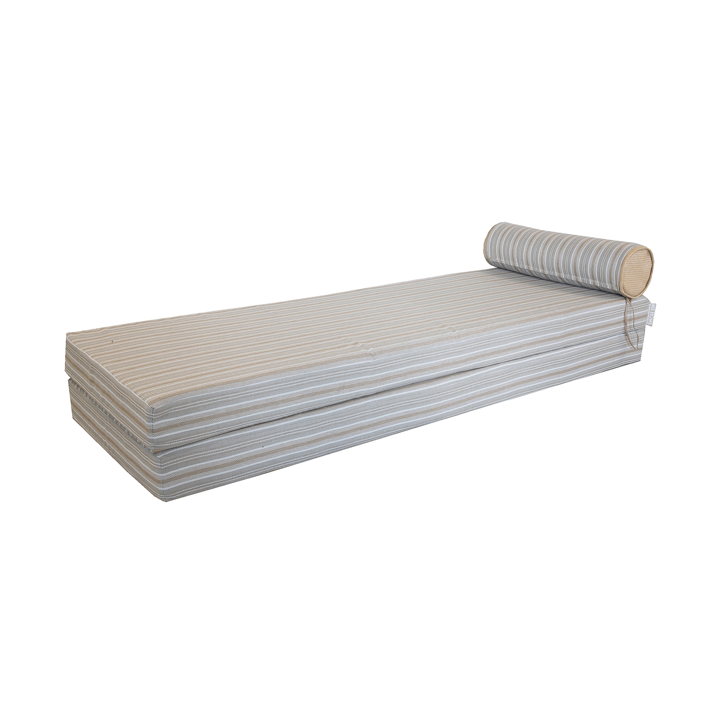 Beds and foam Mattresses | Outdoor reversible mattress recto striped & verso raffia - Double