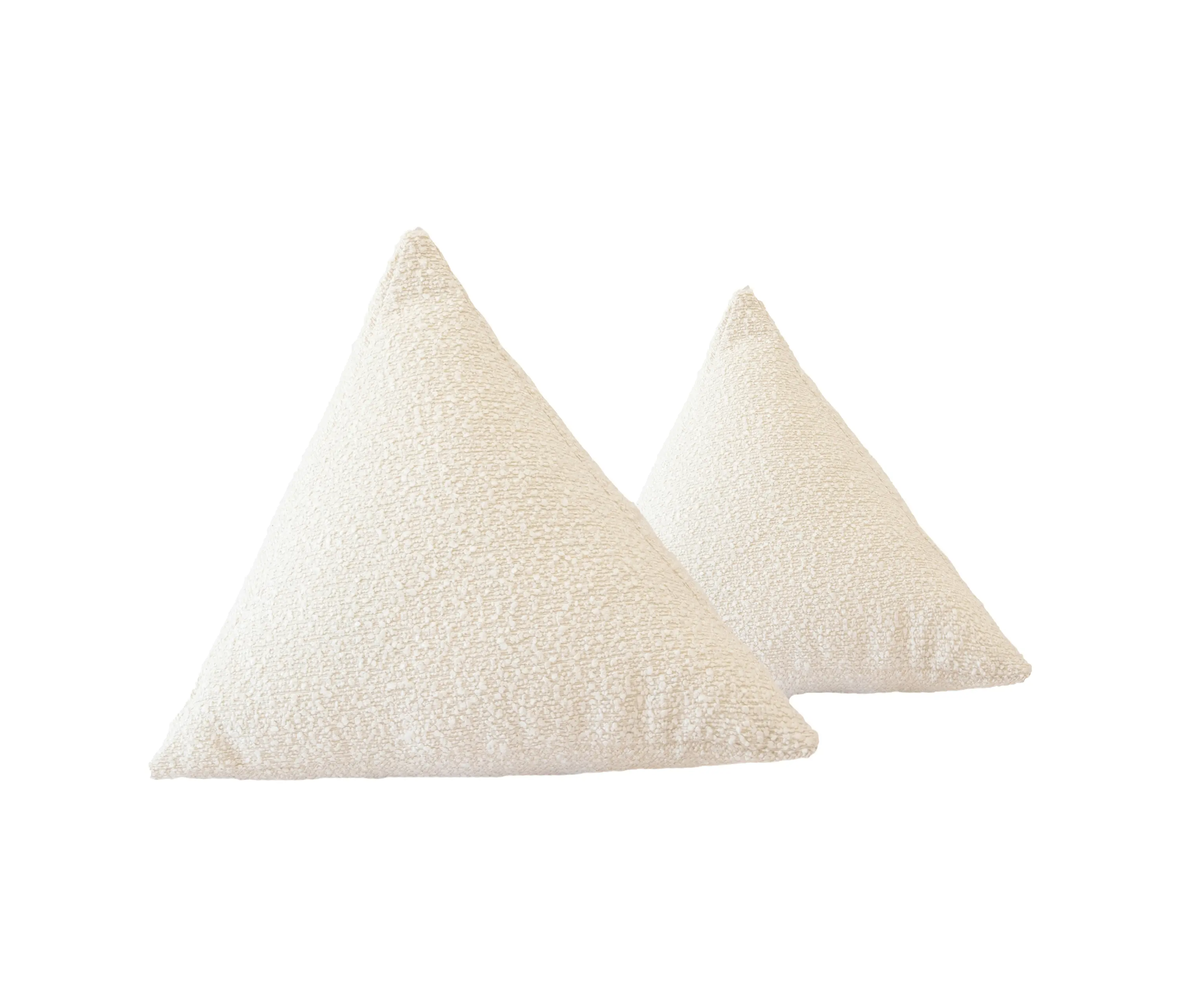 MX HOME - Cushions and Throws | Pyramid cushion in curly wool -M