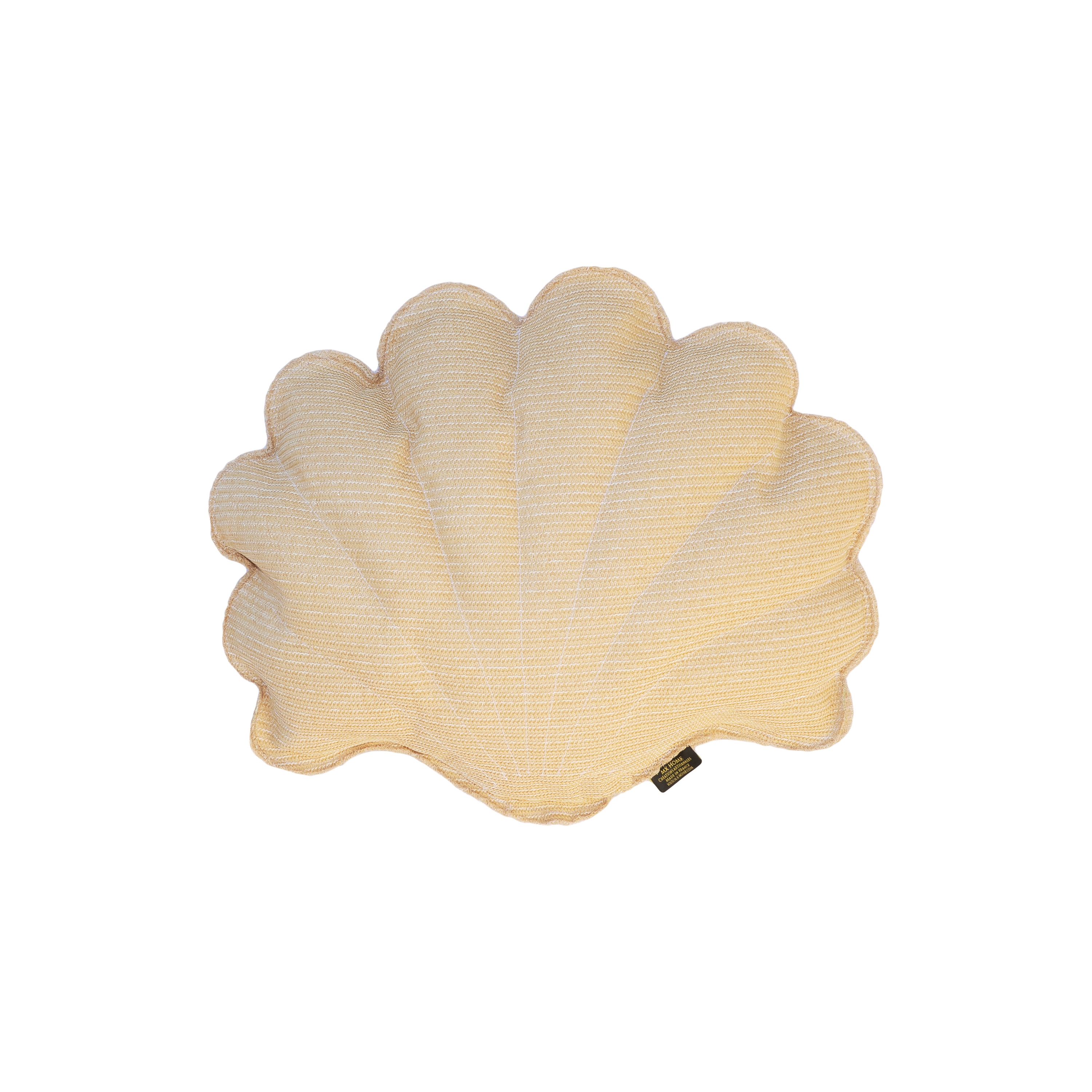 Pouf e cuscini xl | Cuscino conchiglia effetto rafia per esterni