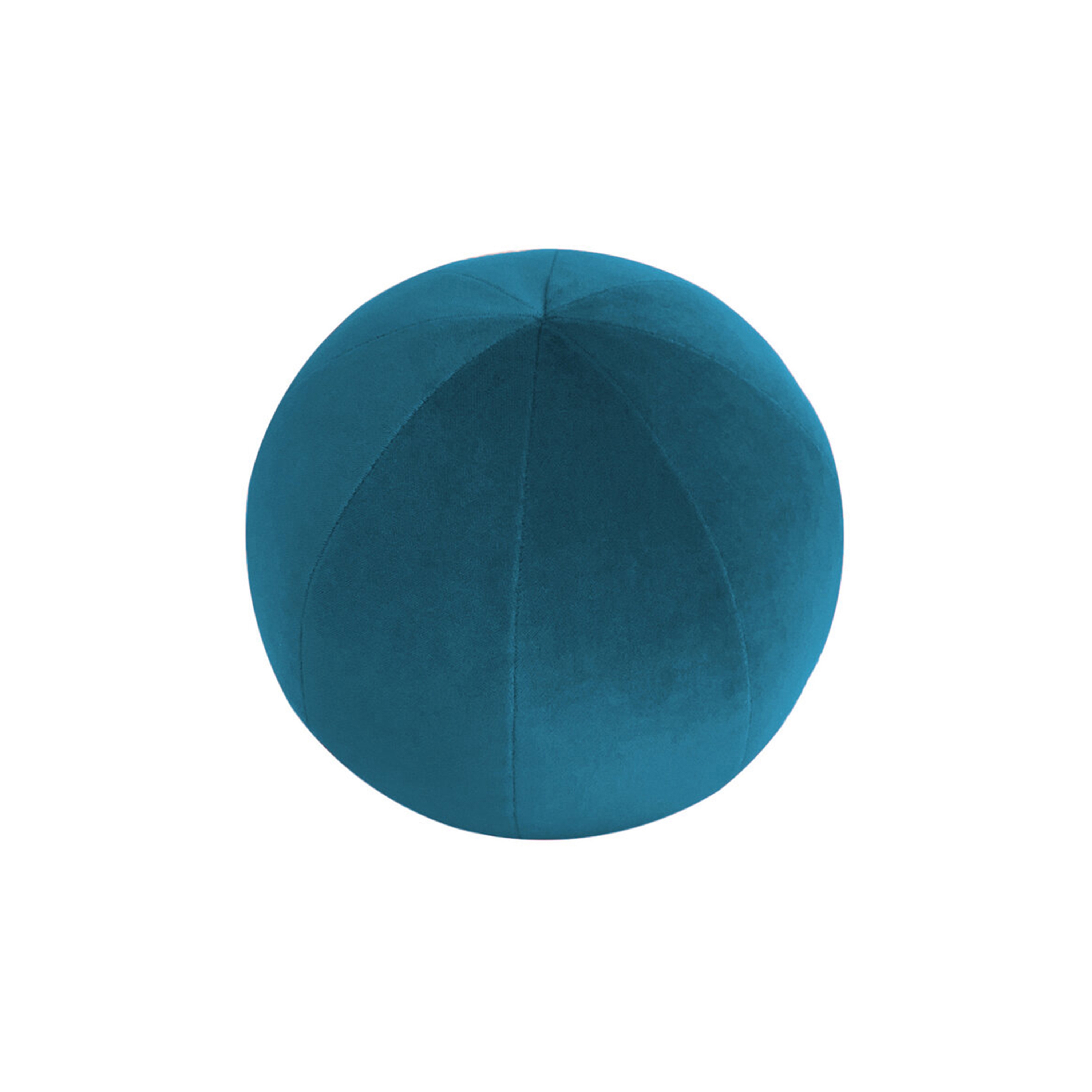 Cushions and Throws | Velvet ball cushion - Blue