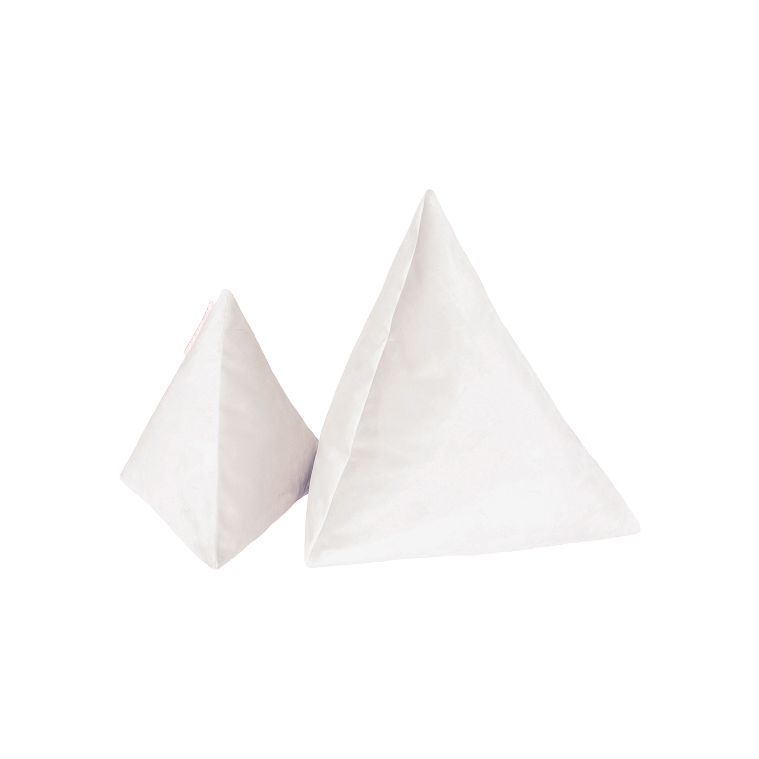 Mostrar el producto Cushions and Throws | Velvet pyramid cushion - White del fabricante MX HOME