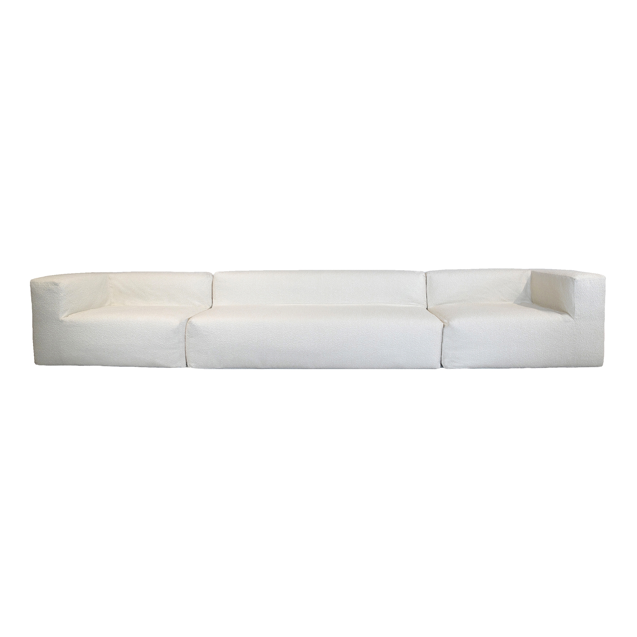 Interior sofas | Modular sofa - Removable cover 5/6-seater - Curly wool