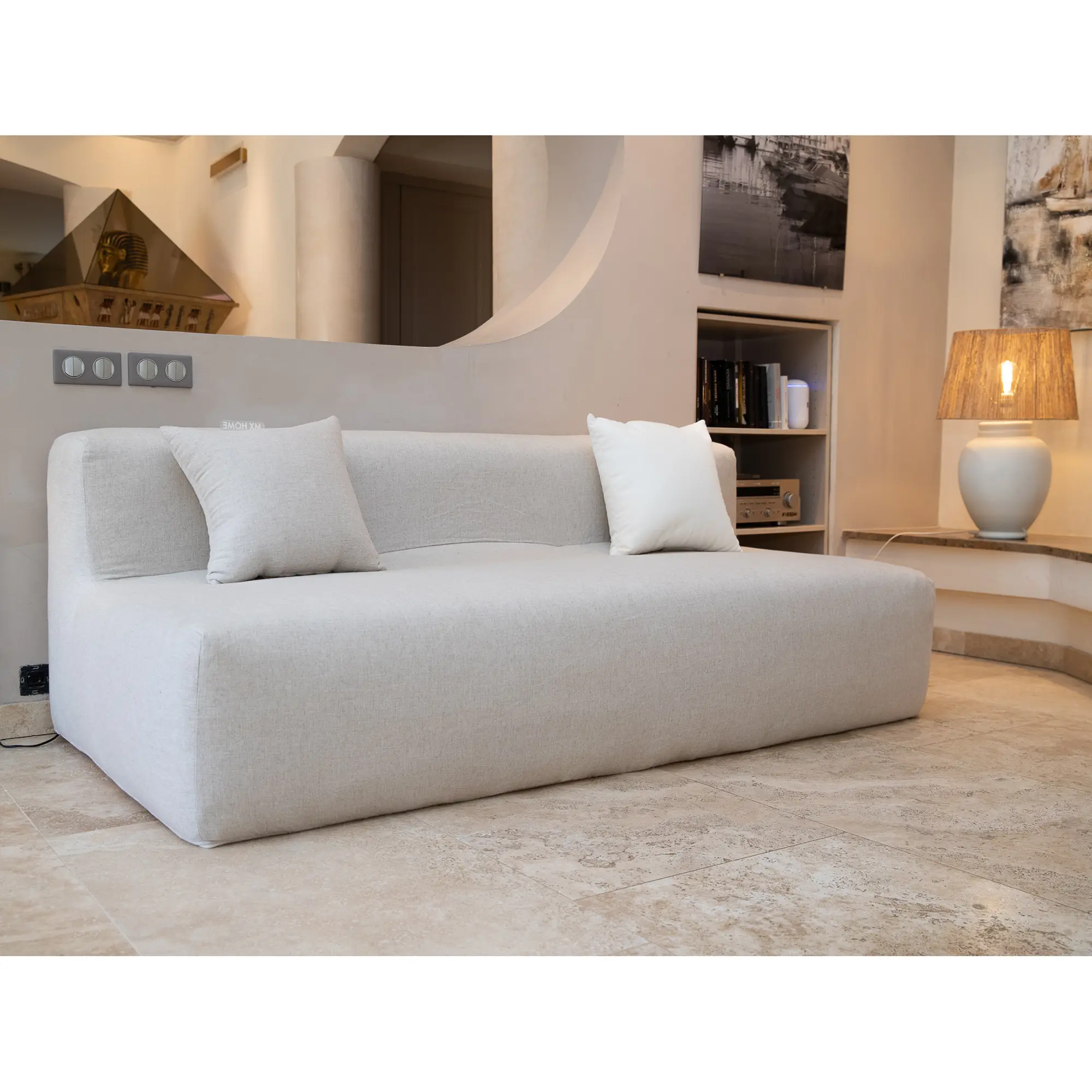 MX HOME - Interior sofas | Modular sofa - Removable cover 5/6-seater - Linen