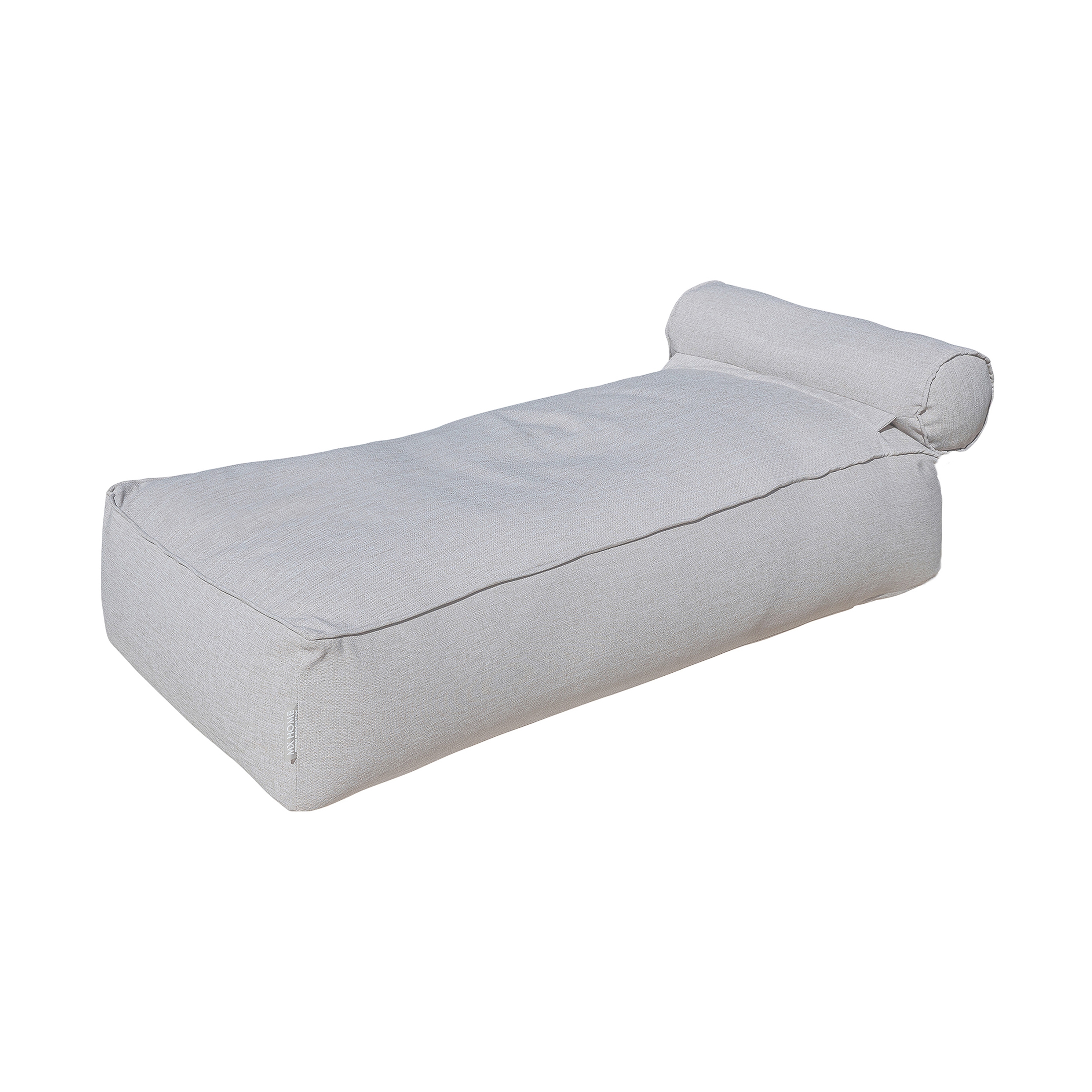 Mostra il prodotto XL poufs and cushions | Outdoor floating deckchair with removable cover in linen effect fabric del produttore MX HOME
