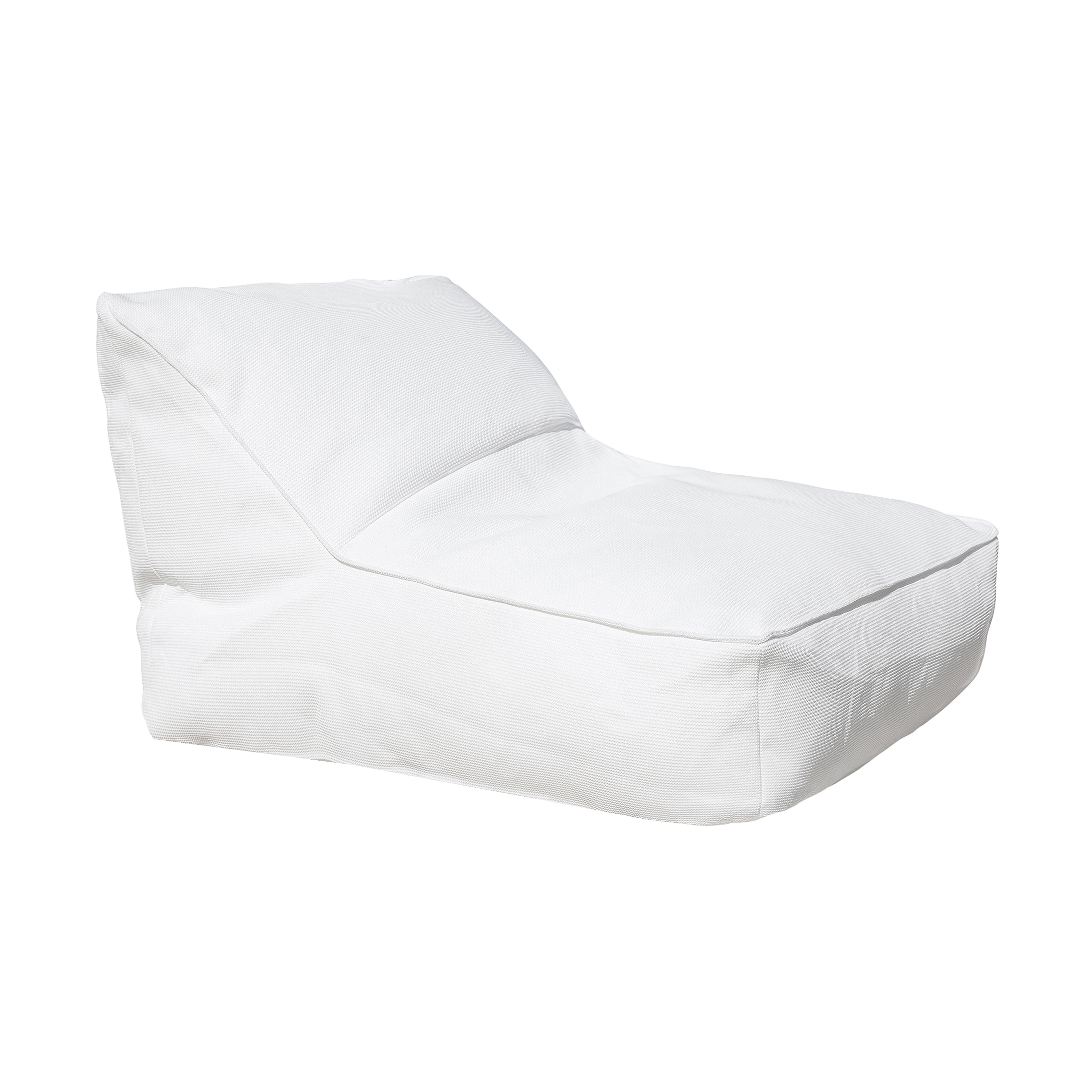XL poufs and cushions | Pug outdoor sun lounger with white removable cover