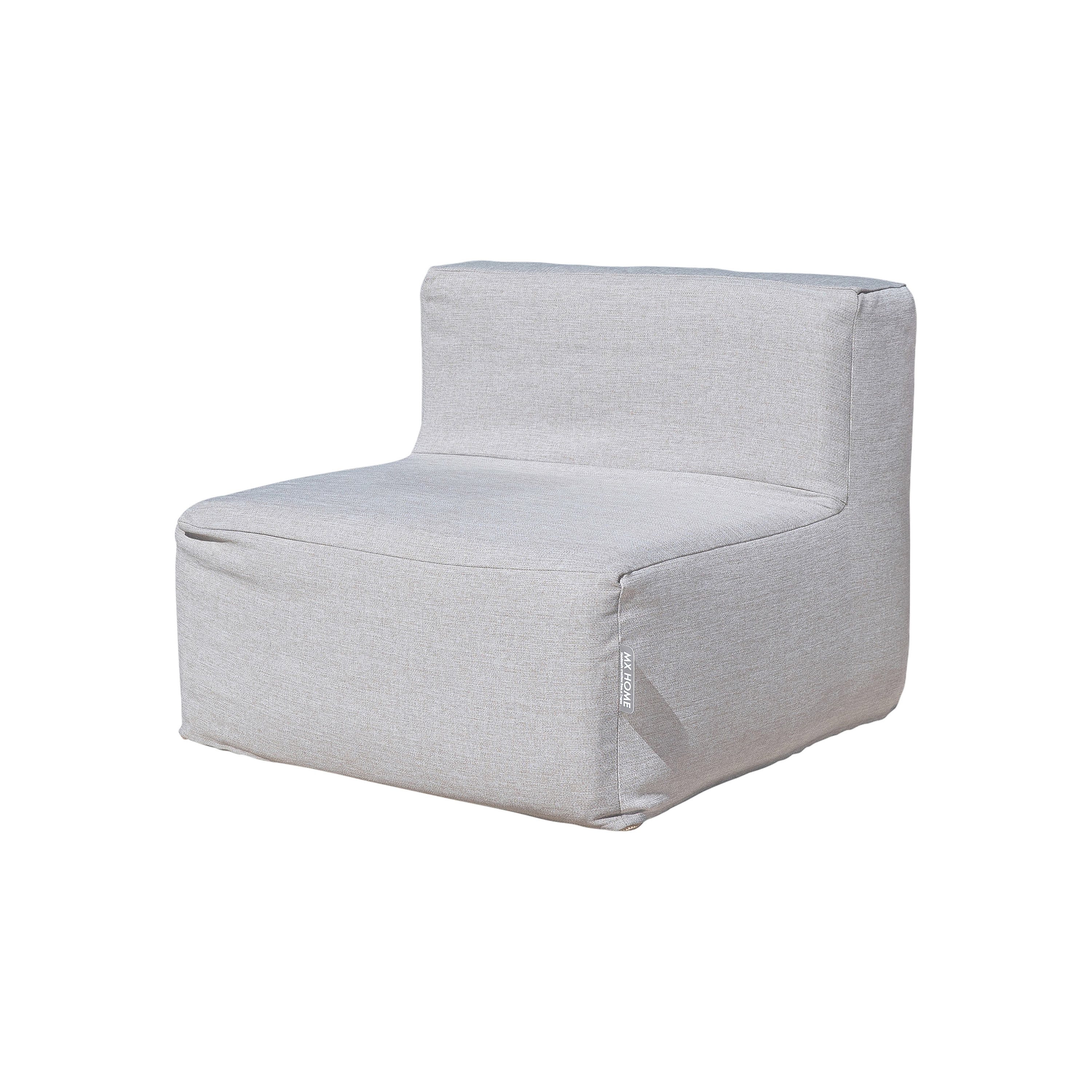 Display product Outdoor-Sofas | Modular removable outdoor fireside chair in linen effect fabric from manufacturer MX HOME