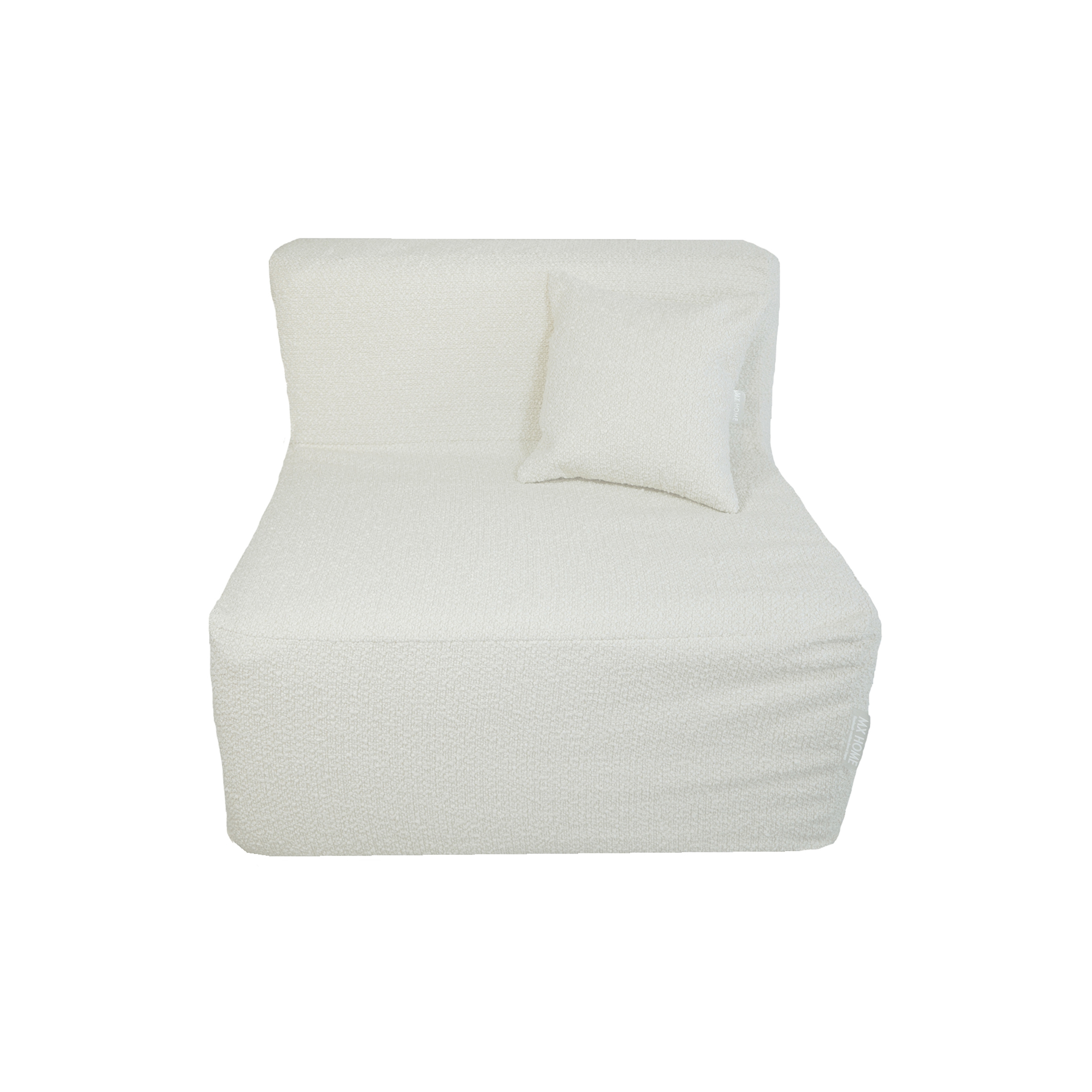 Afficher le produit Canapés Intérieur | Chauffeuse déhoussable en laine bouclée du fabricant MX HOME