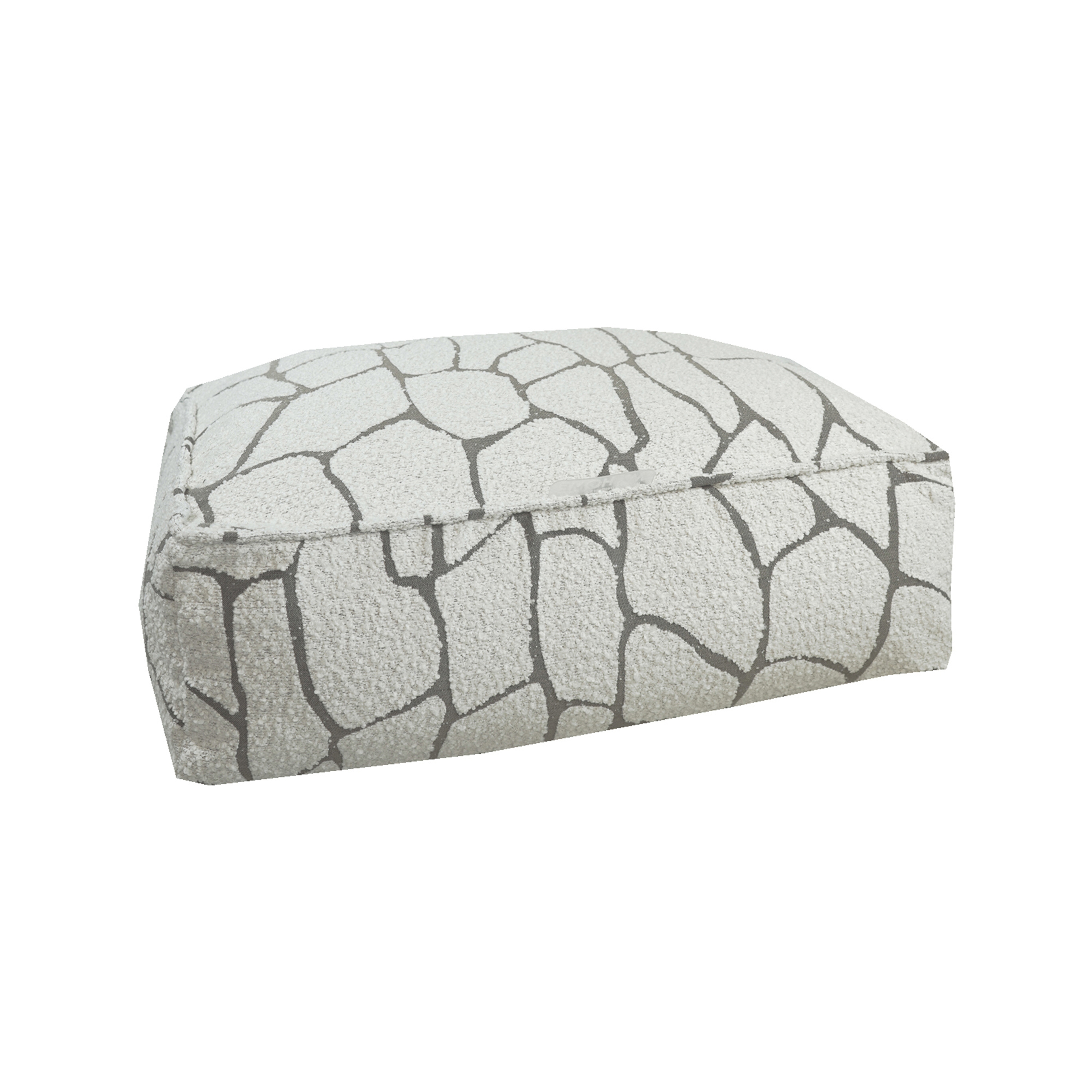 Pouf XL | Coussin de sol déhoussable S - laine bouclée design