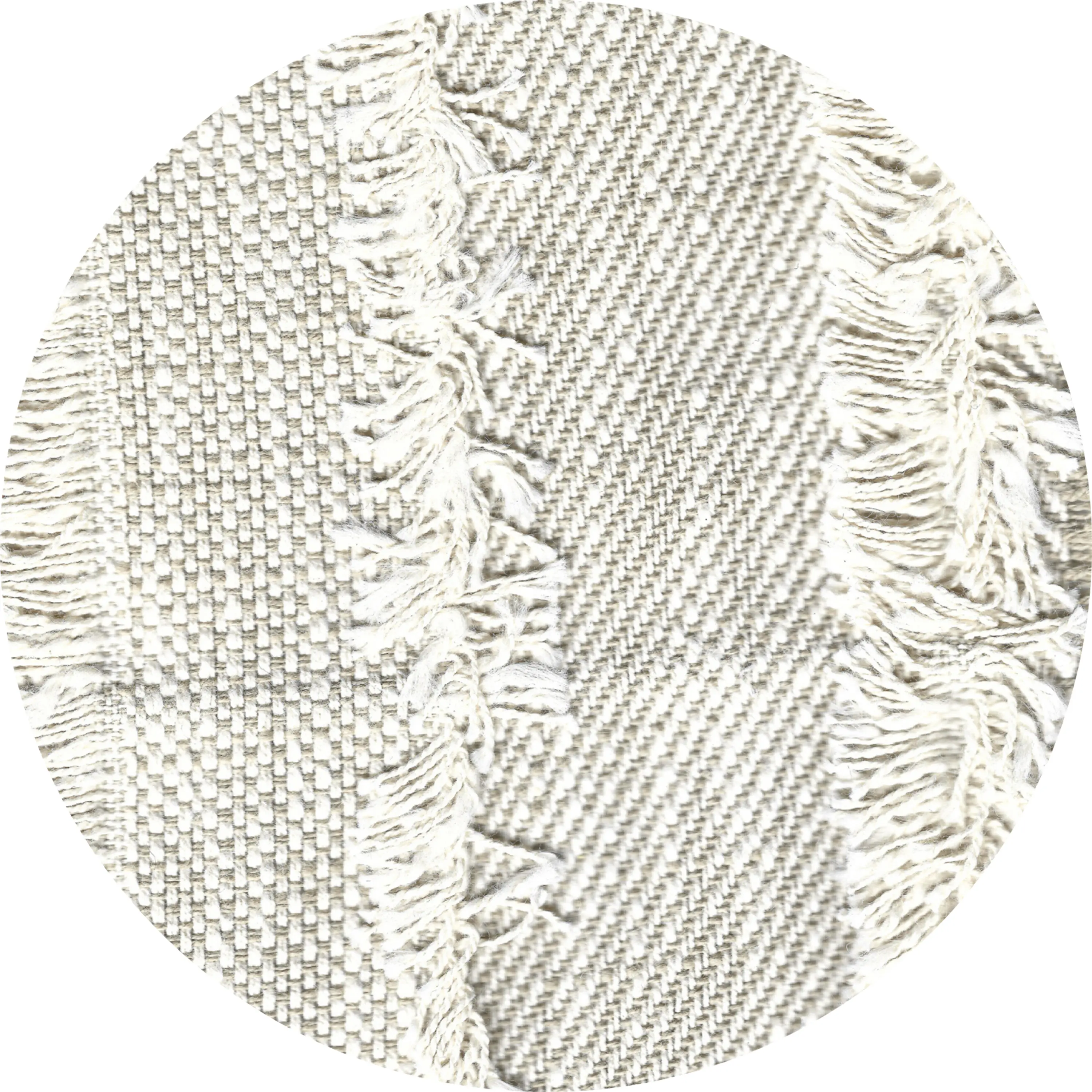 MX HOME - Cuscini e plaid | Cuscino in cotone grigio con frange