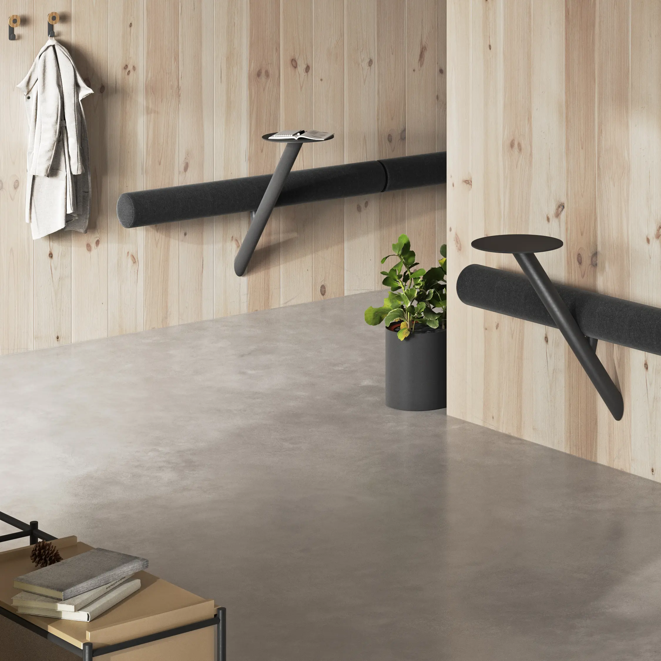 MIZETTO - Lumber Wall Deep Burgundy