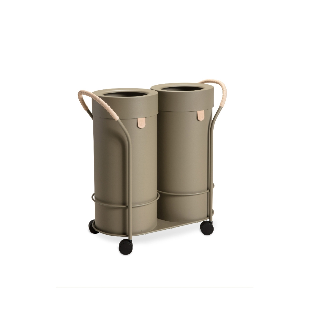 Bt L Set Olive/Trolley + 2 Pcs Bins