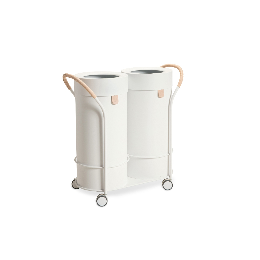 Bt L Set Signal White/Trolley + 2 Pcs Bins