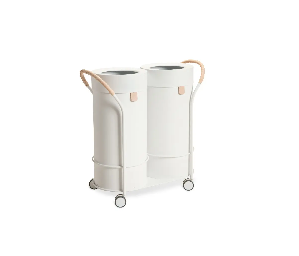MIZETTO - Bt L Set Signal White/Trolley + 2 Pcs Bins
