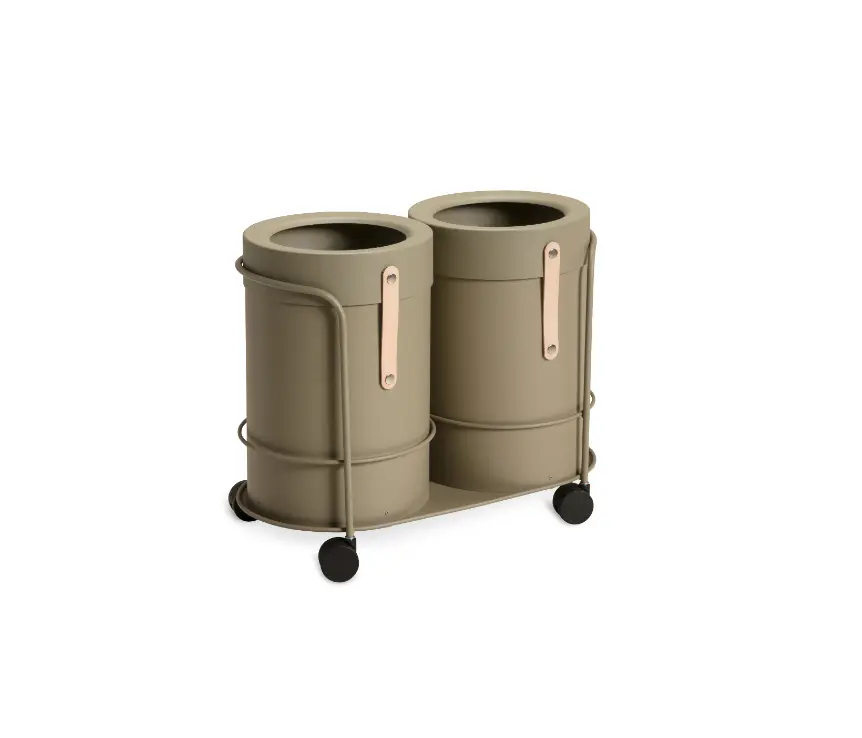 MIZETTO - Bt S Set Olive/Trolley + 2 Pcs Bins