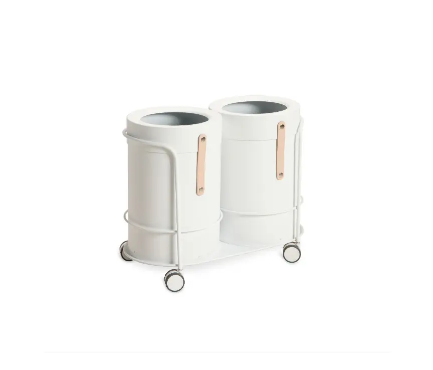 MIZETTO - Bt S Set Signal White/Trolley + 2 Pcs Bins