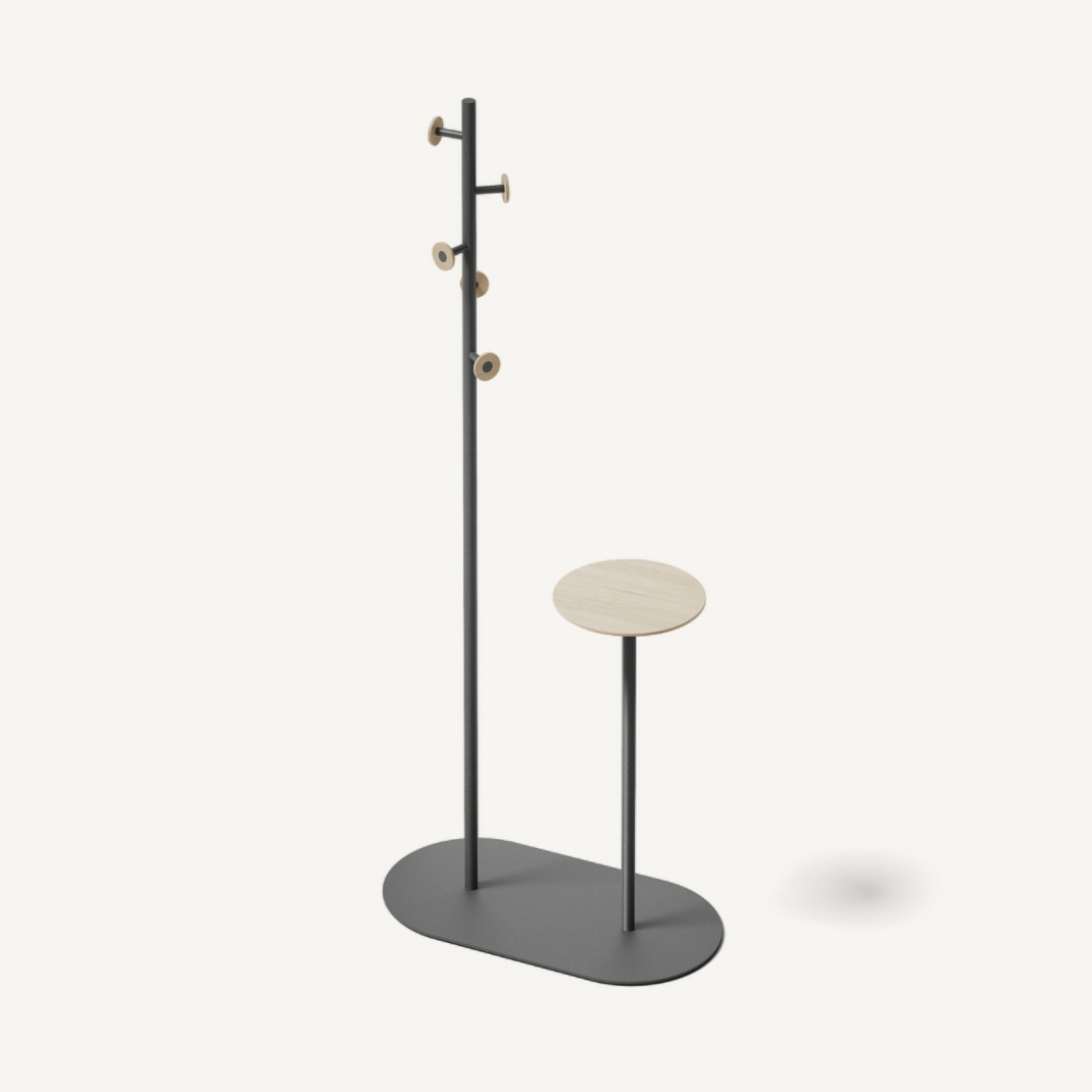Mostra il prodotto Bloom Coat Rack Table Anthracite del produttore MIZETTO