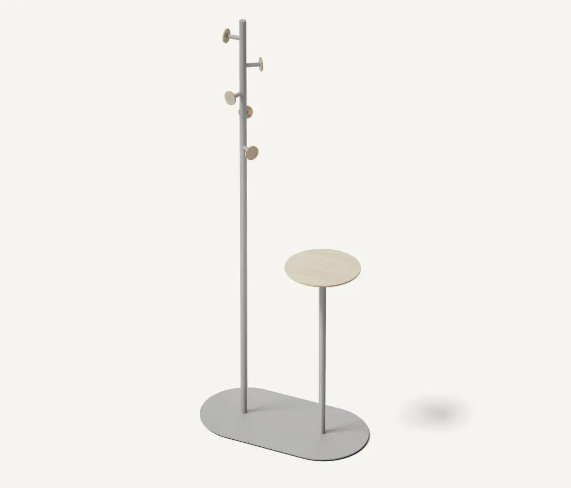 MIZETTO - Bloom Coat Rack Table Pale Grey