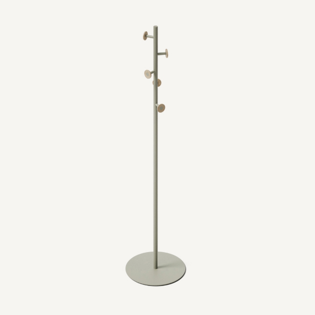 Bloom Floor Single Coat Rack Forest Green