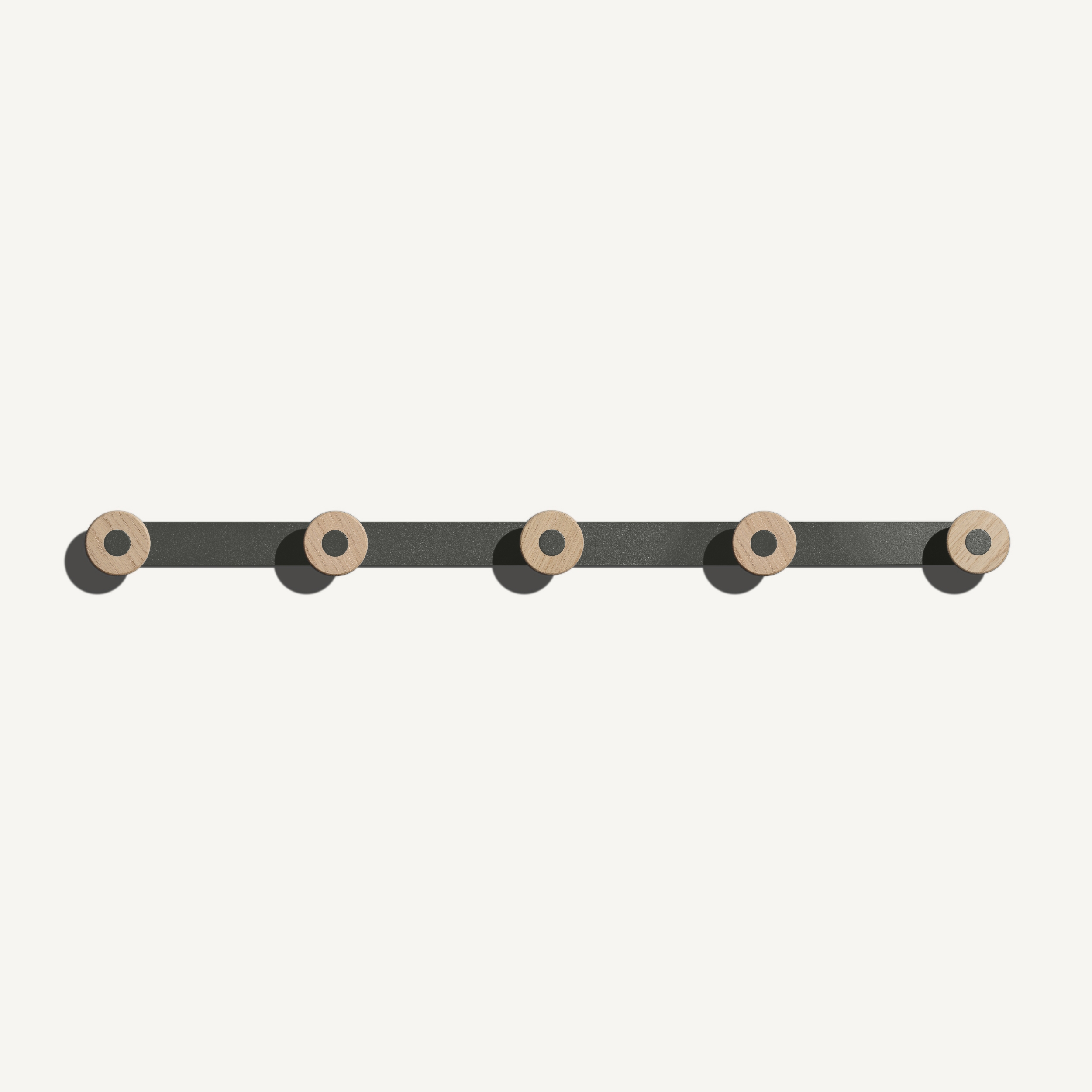 Bloom Wall Mounted Coat Rack Antracithe