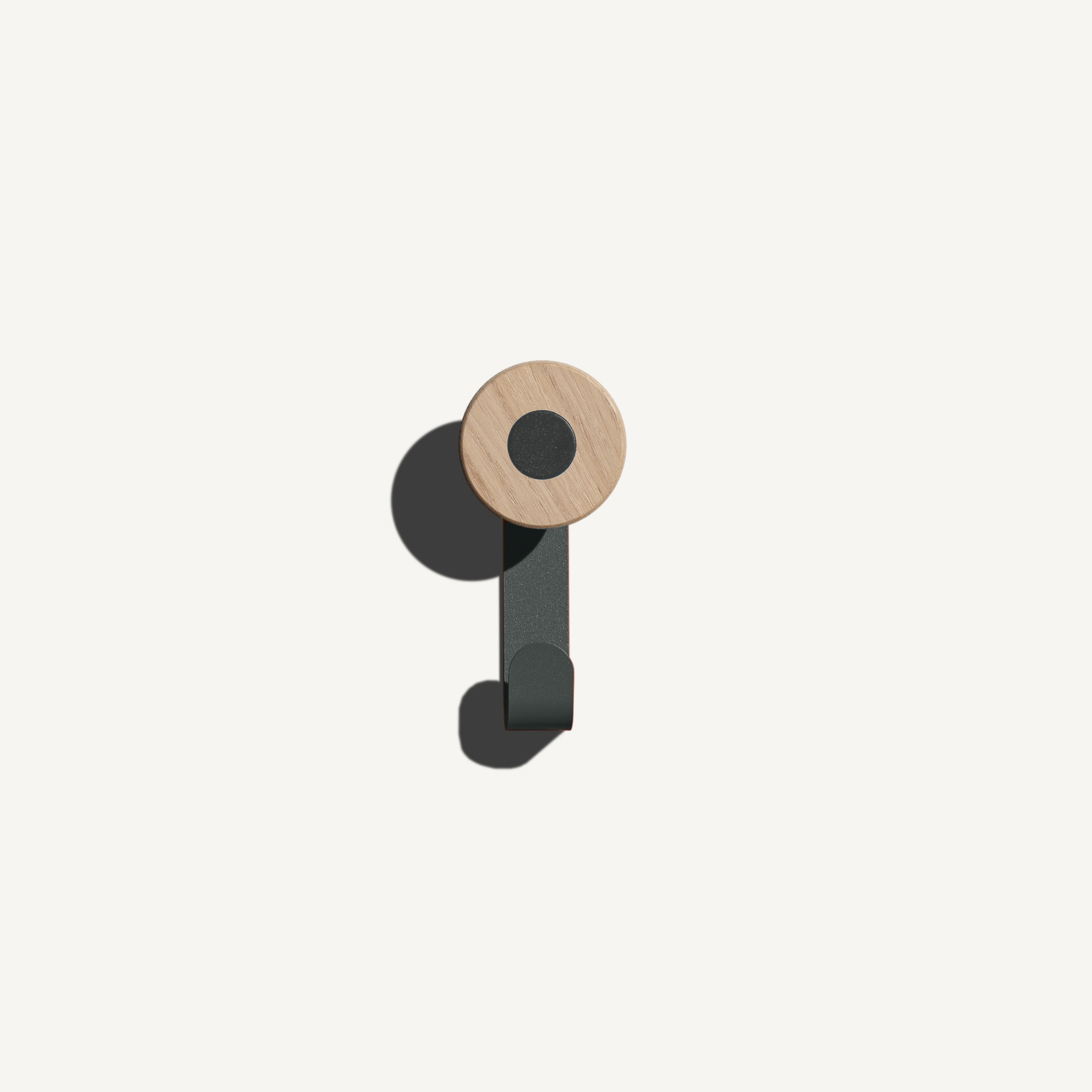 Bloom Wall Single Hook X5 Antracithe