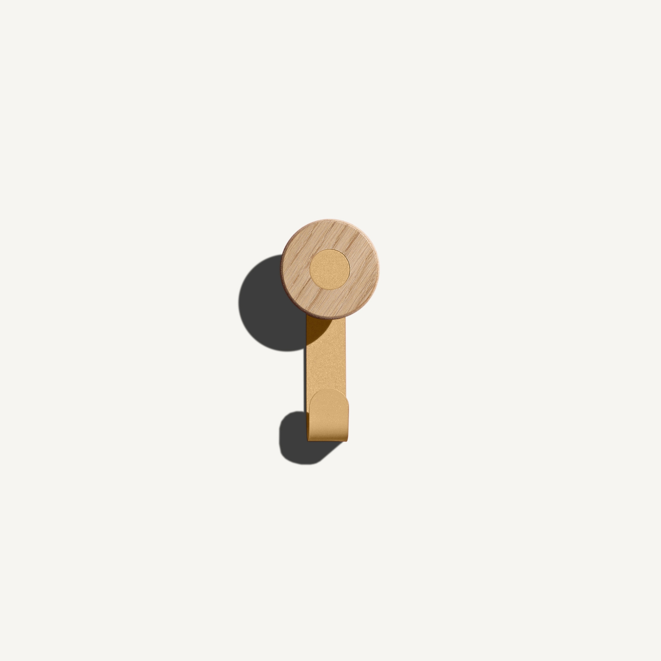 Bloom Wall Single Hook X5 Beige