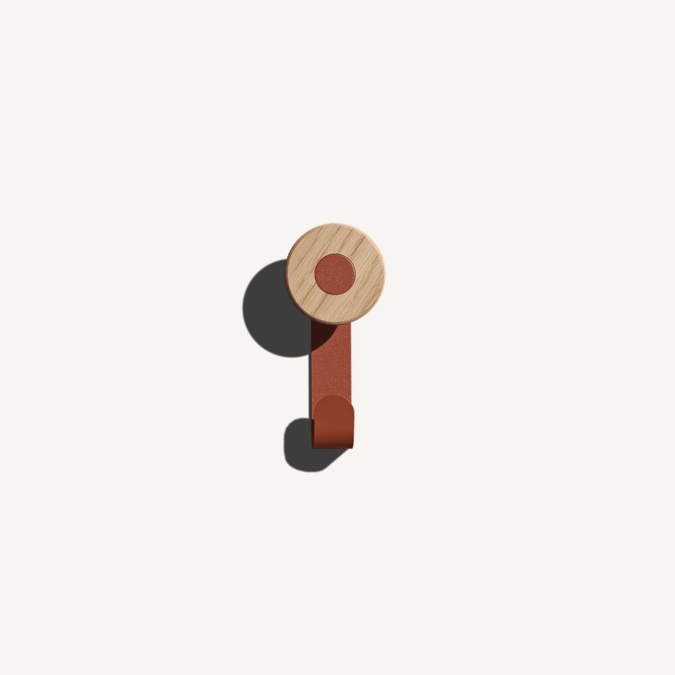 Produkt Bloom Wall Single Hook X5 Copper Brown des Herstellers MIZETTO anzeigen