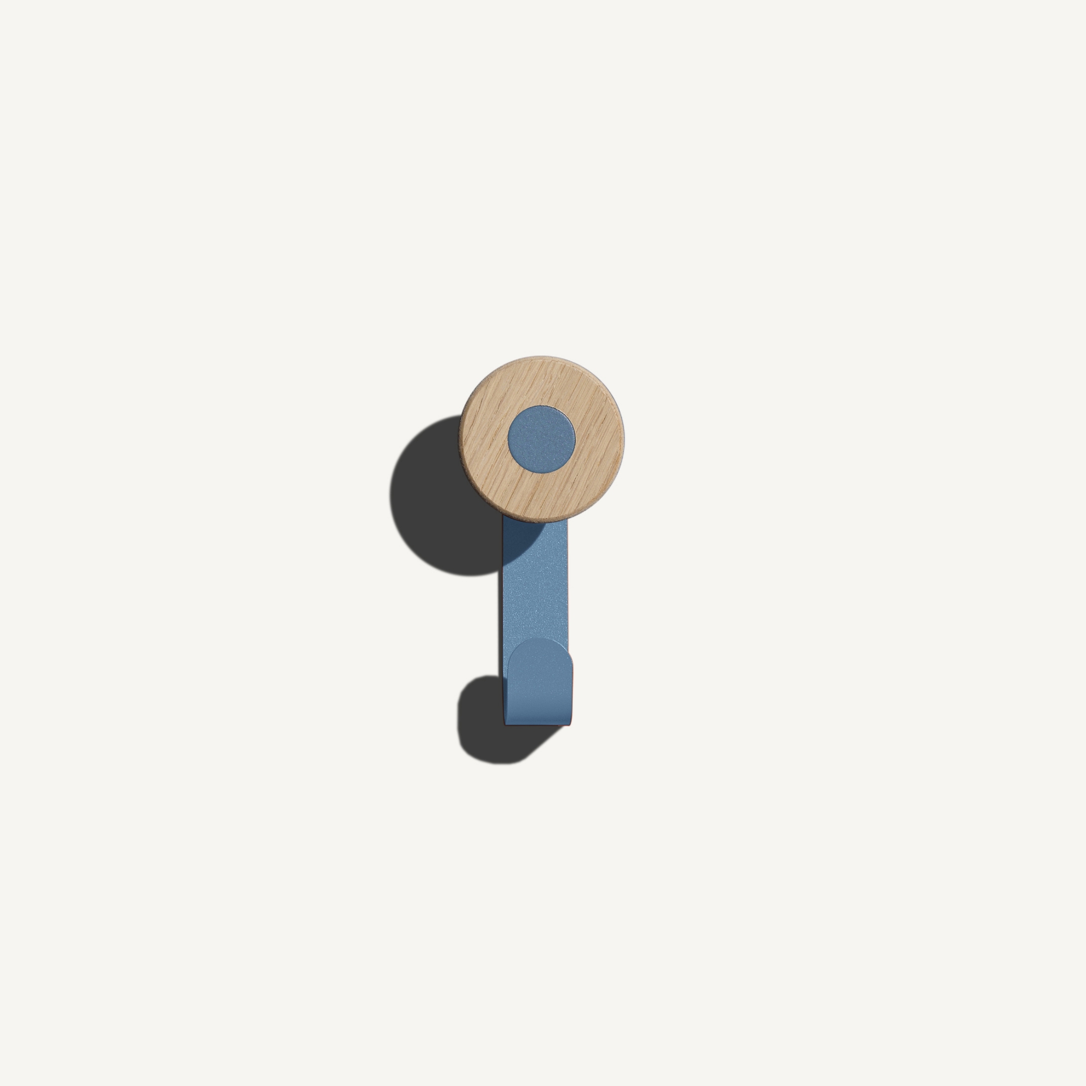 Bloom Wall Single Hook X5 Dusty Blue