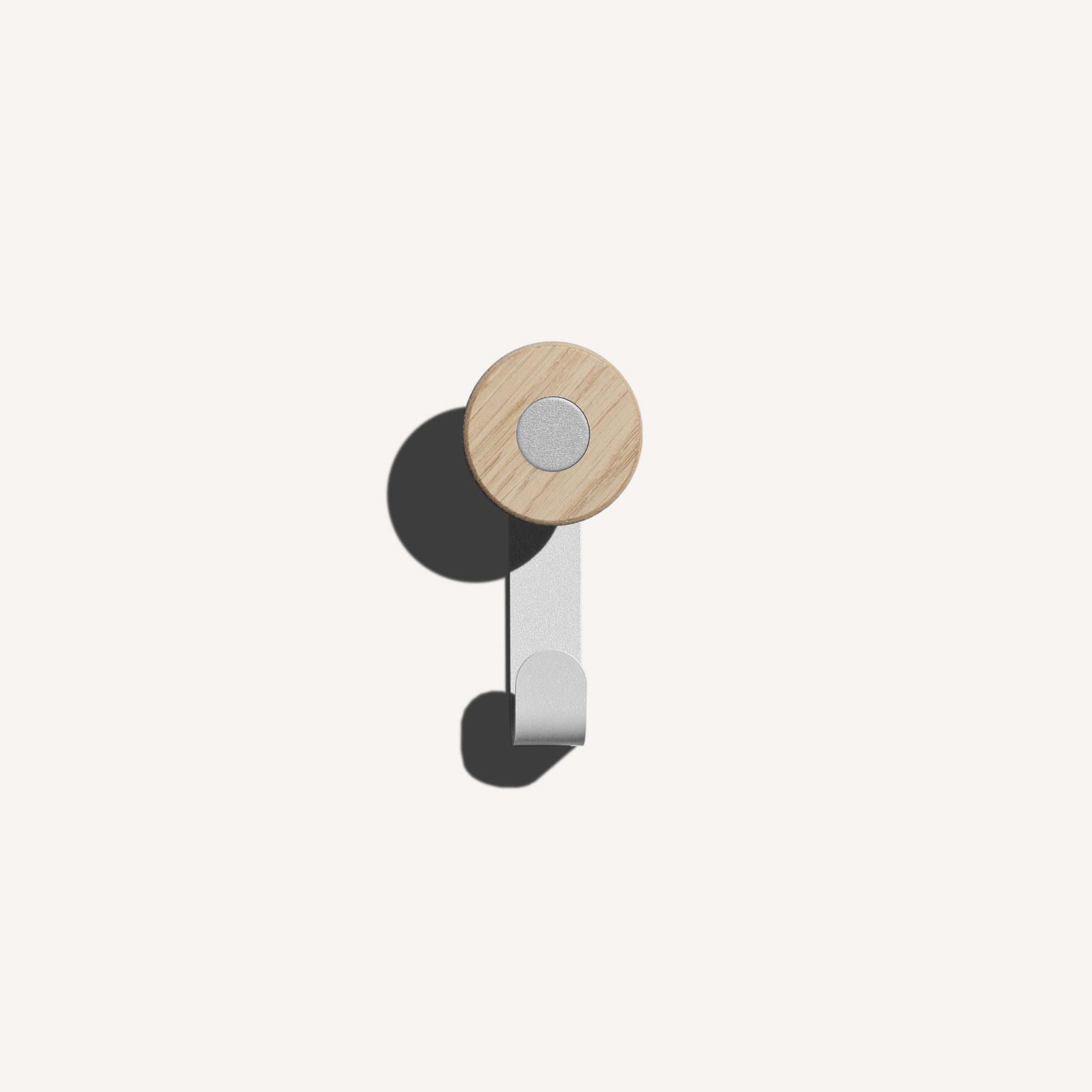 Bloom Wall Single Hook X5 Signal White